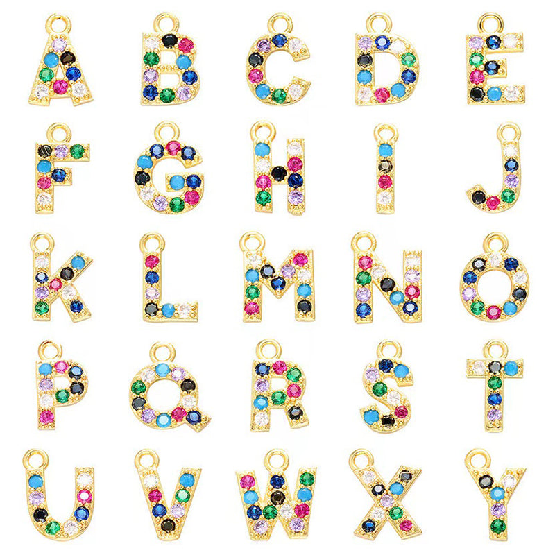 Rainbow Letter Custom Necklace