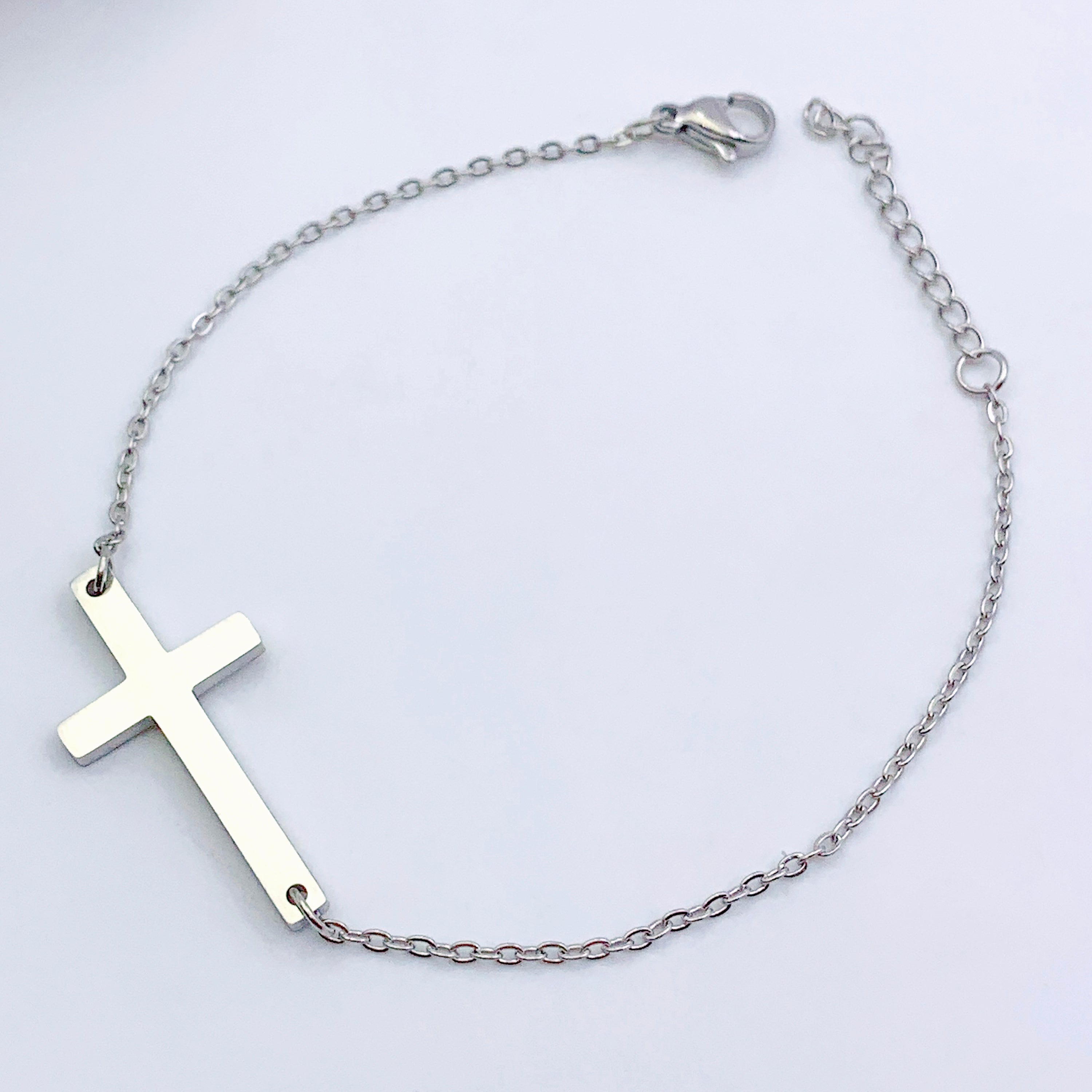 Pulsera Cruz Paralela