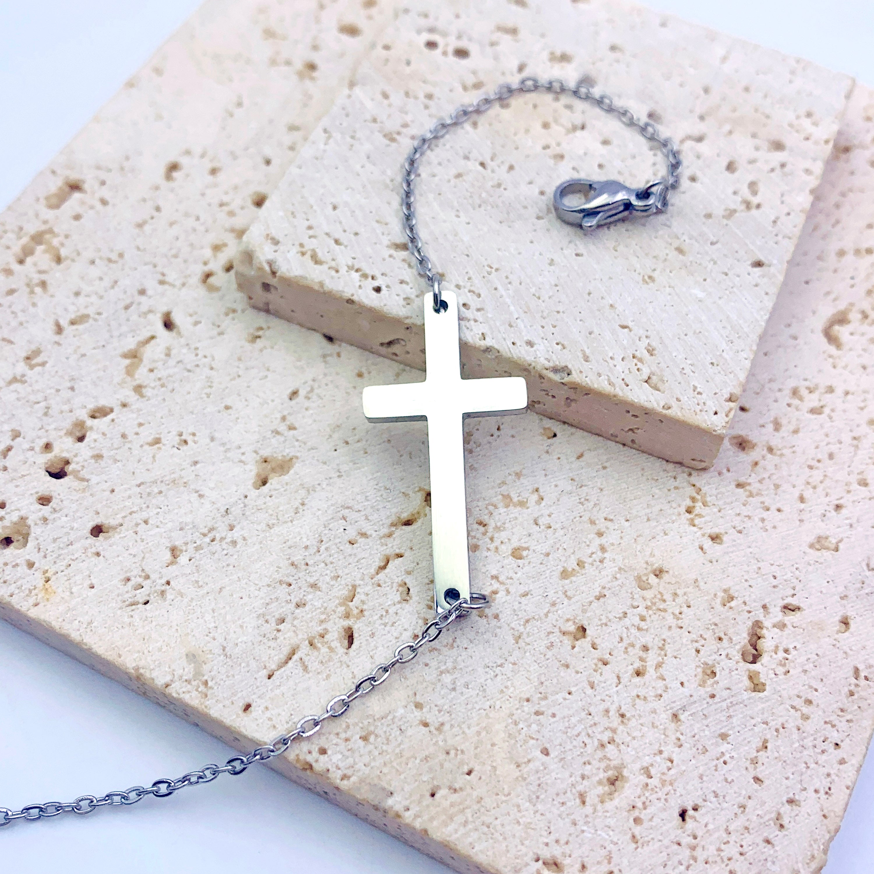 Pulsera Cruz Paralela