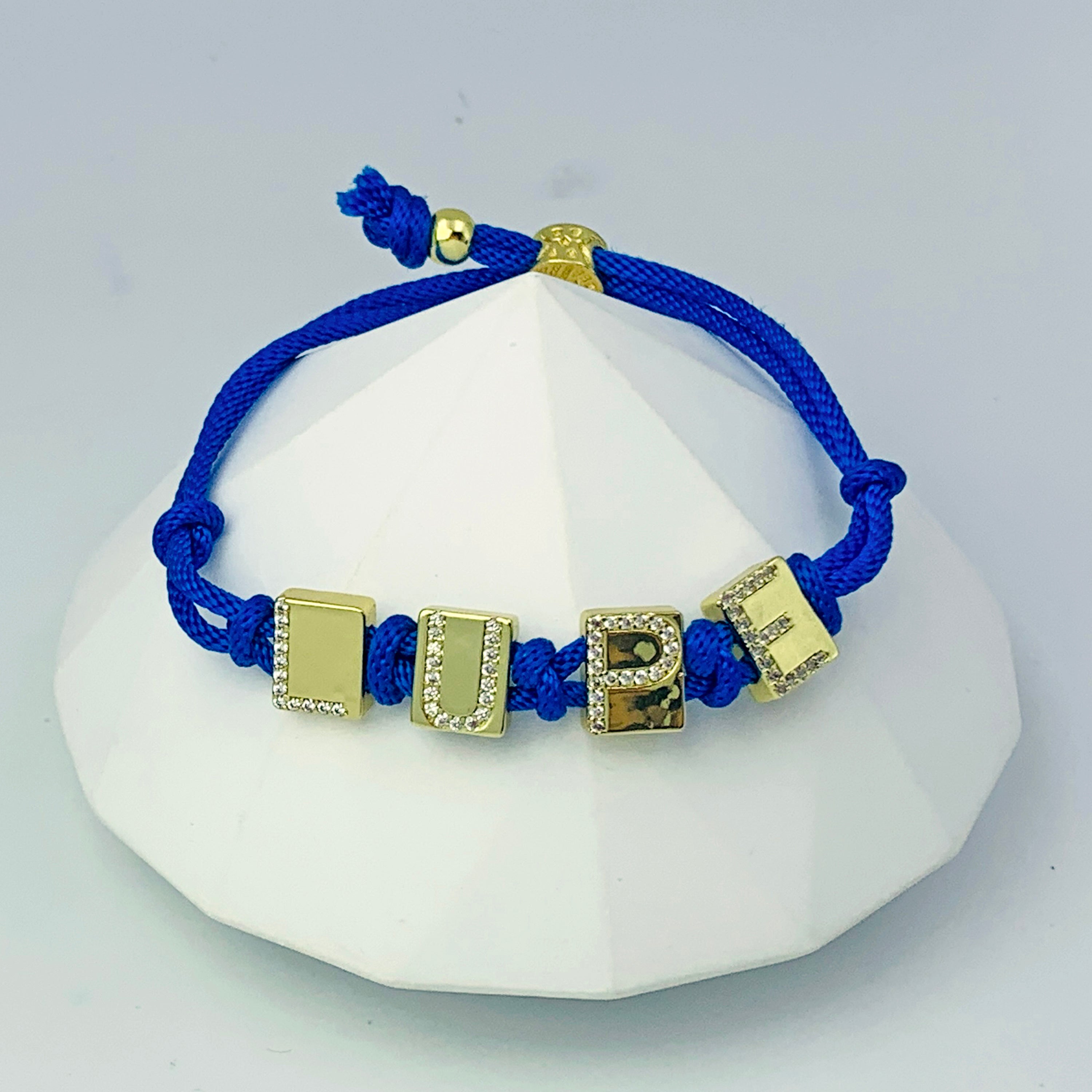 Knotted Glow Name Bracelet