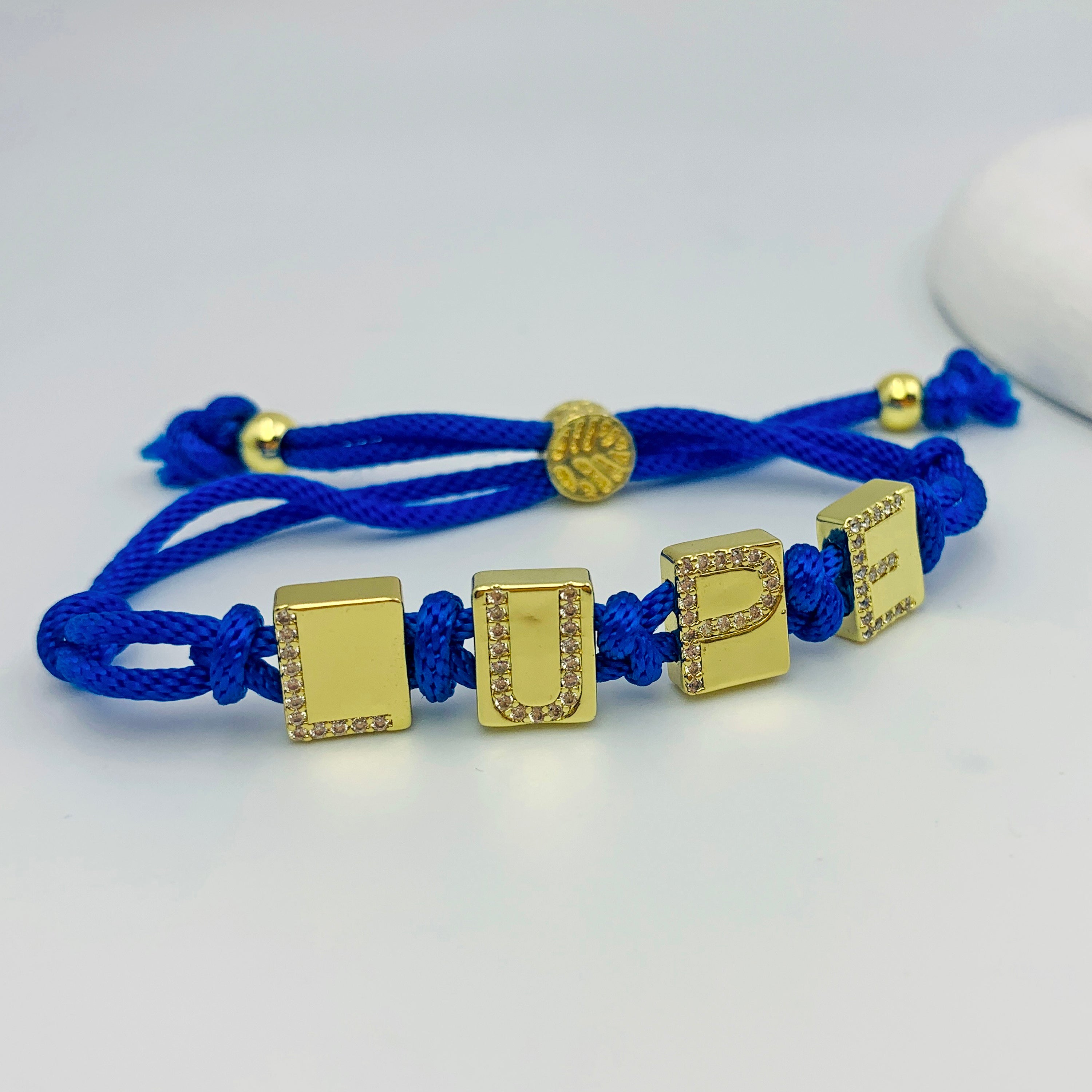 Knotted Glow Name Bracelet