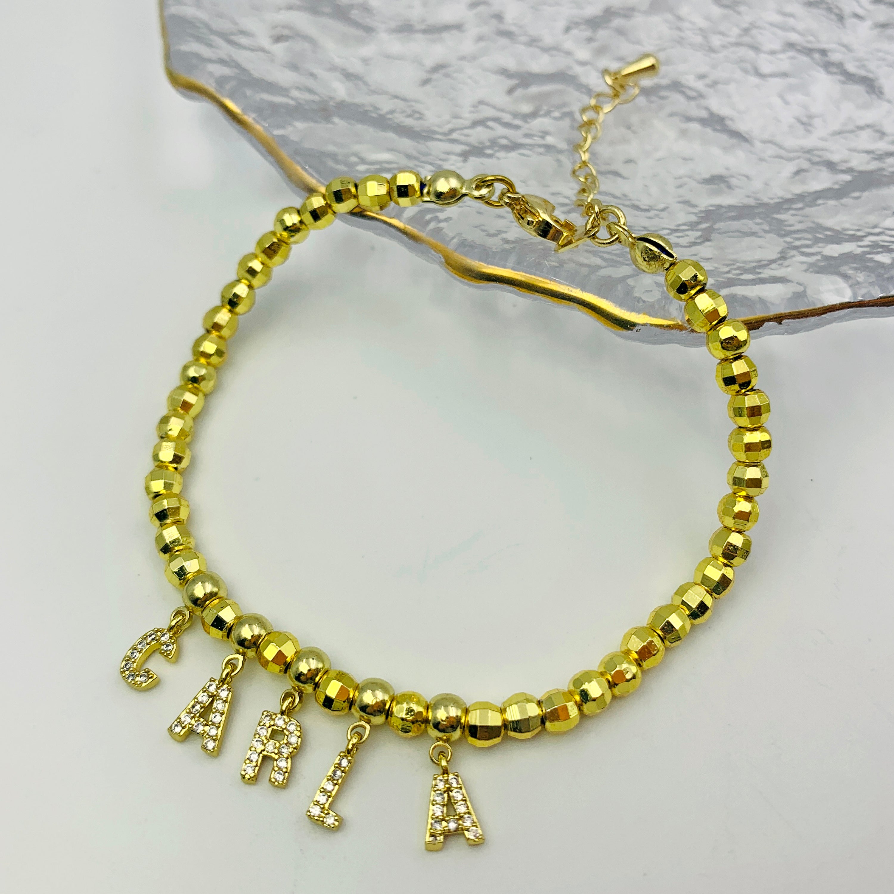 Valo Charm Name Bracelet