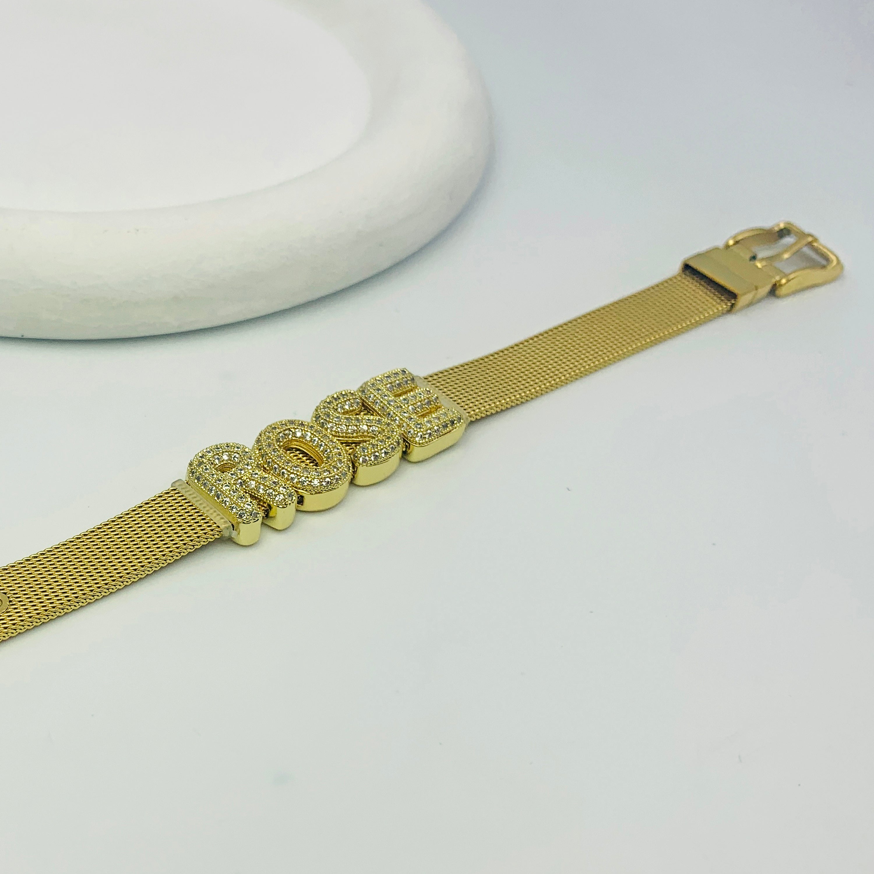 Signature Shimmer Mesh Bracelet