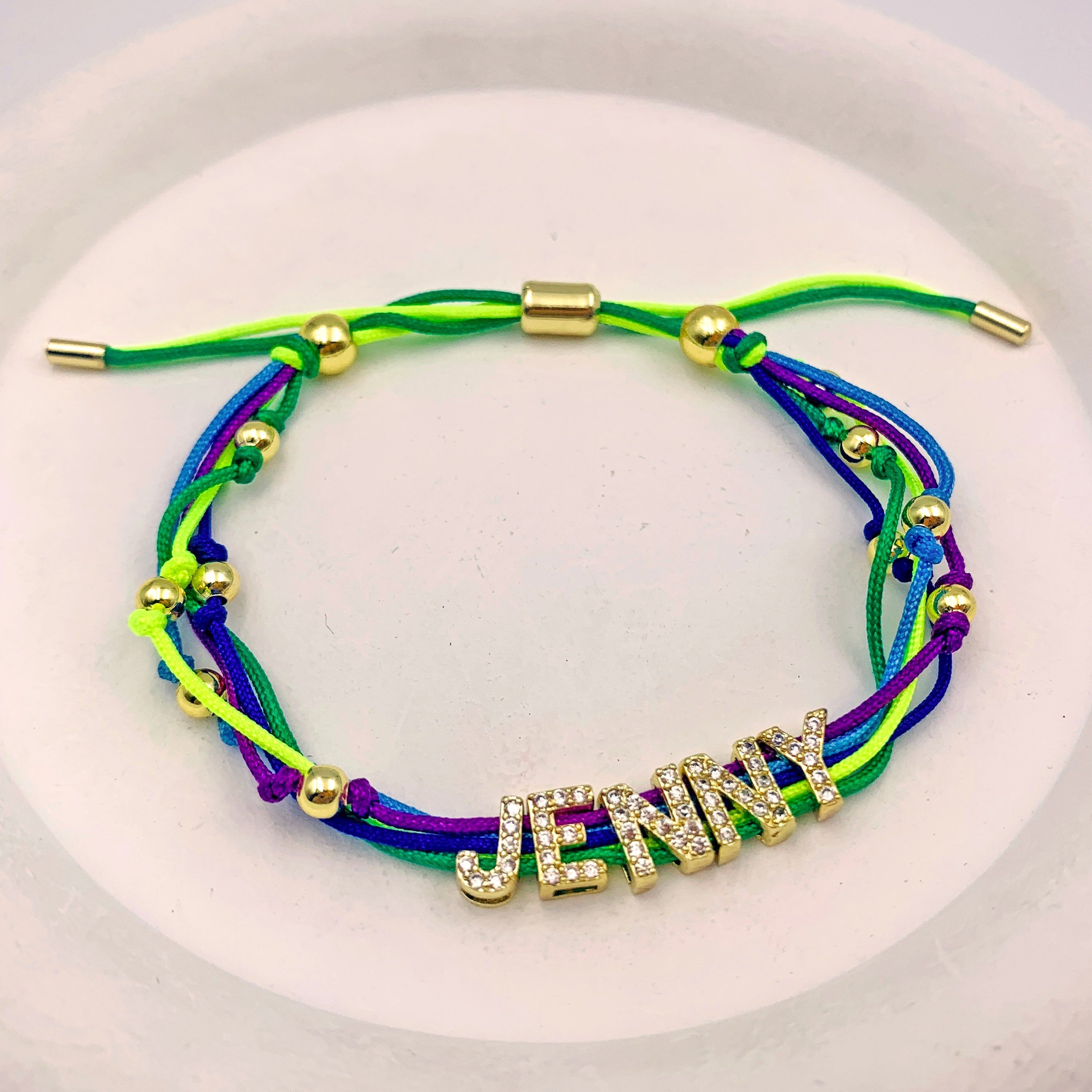 Neon & Stars Custom Bracelet