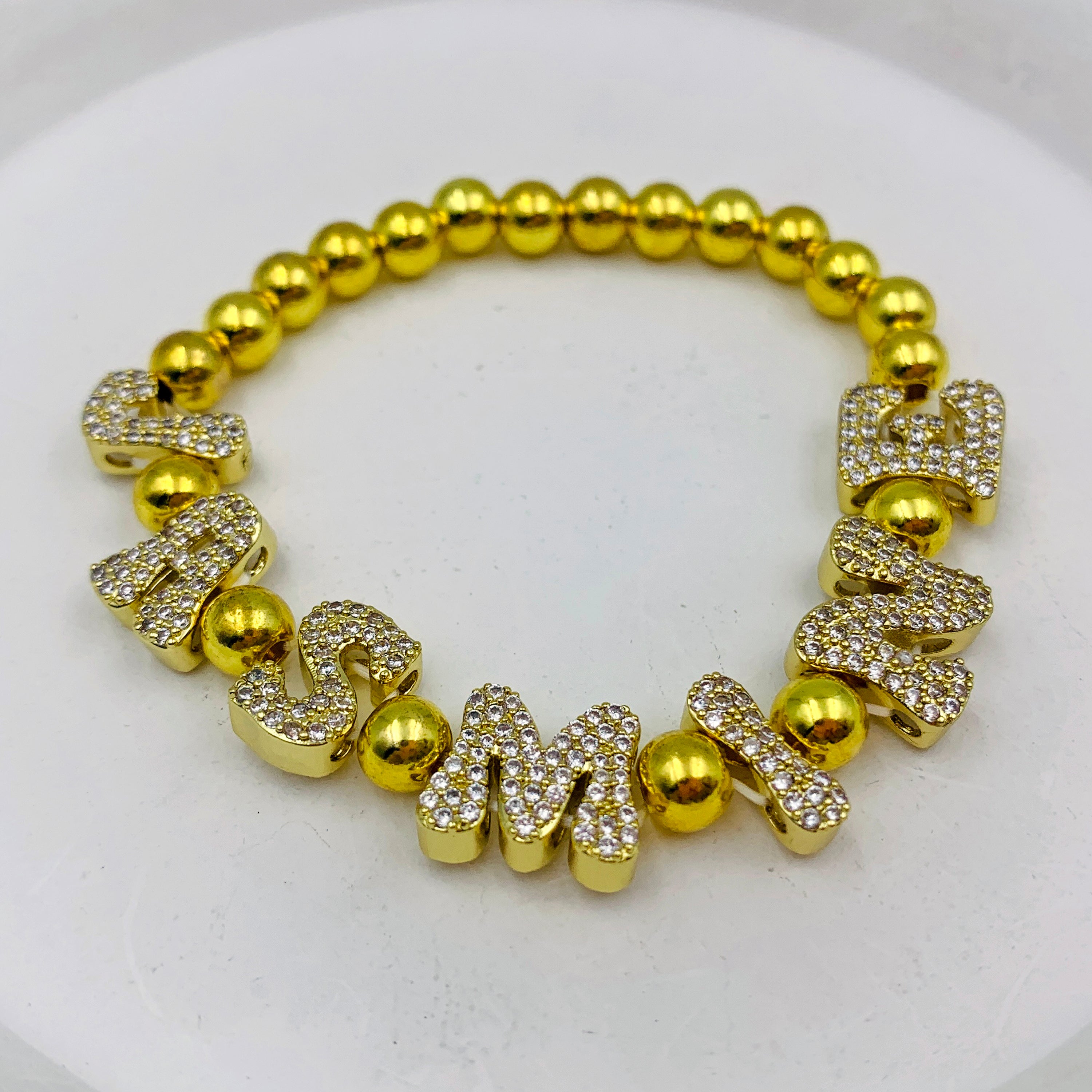 Lumi Bubble Name Bracelet