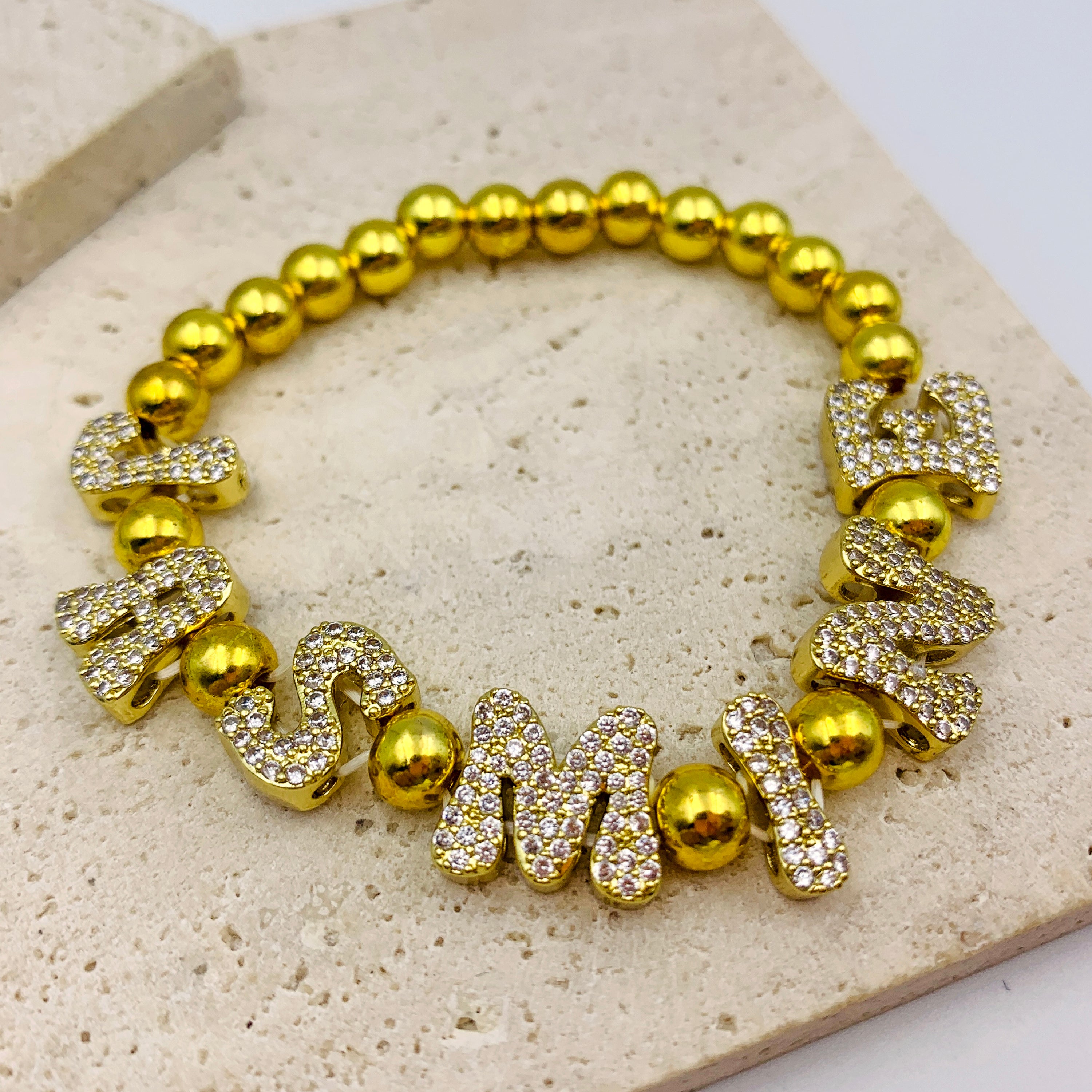 Lumi Bubble Name Bracelet