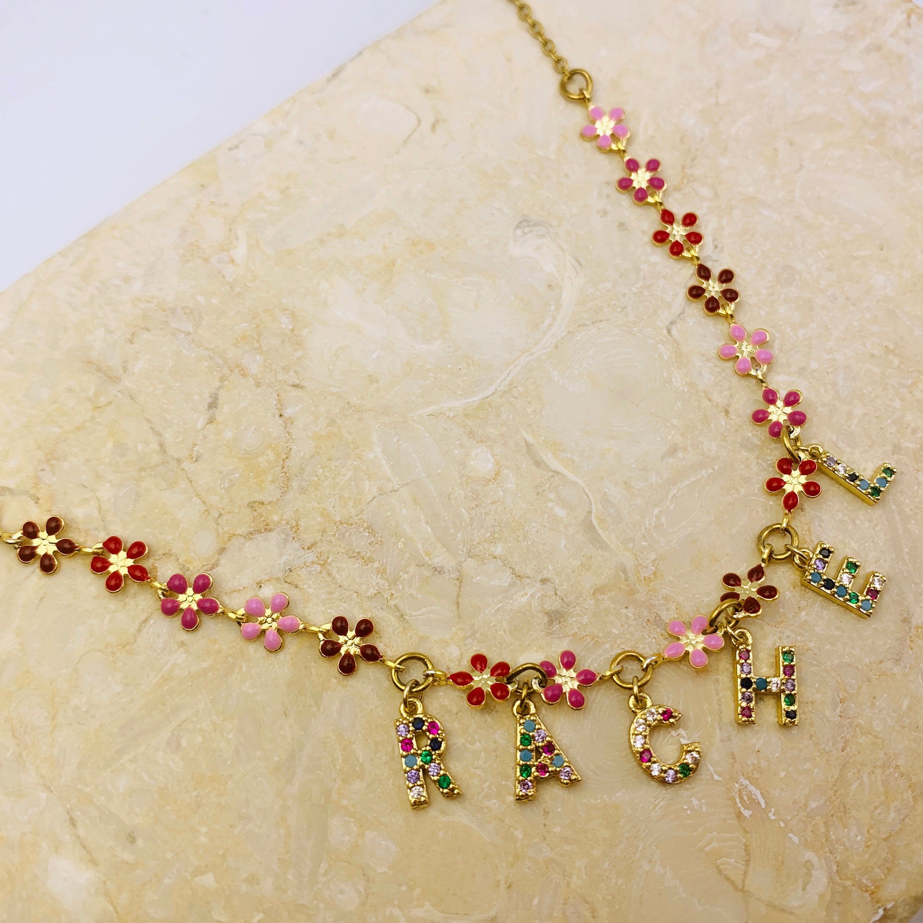 Flora Custom Name Necklace
