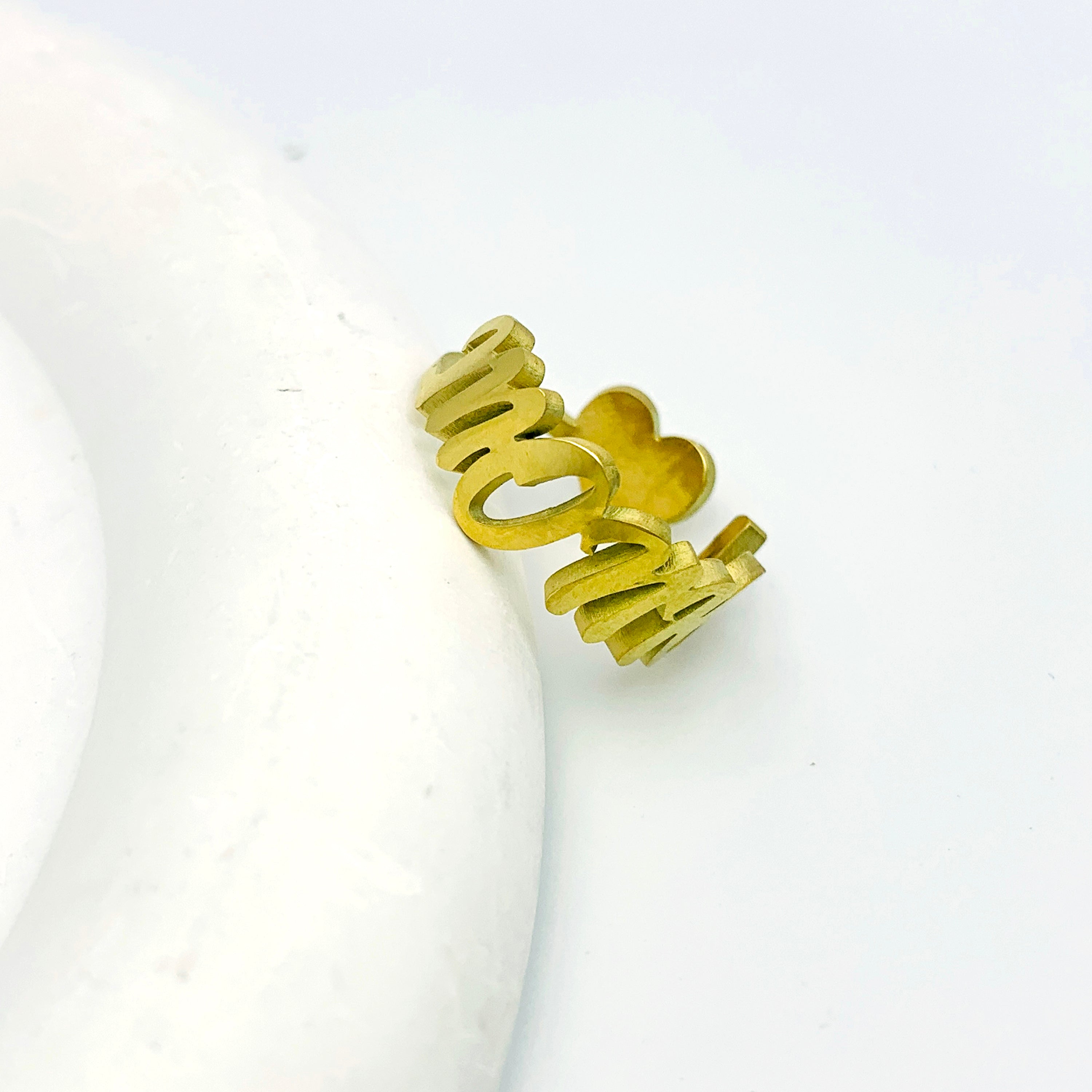 Heartfelt Custom Name Ring