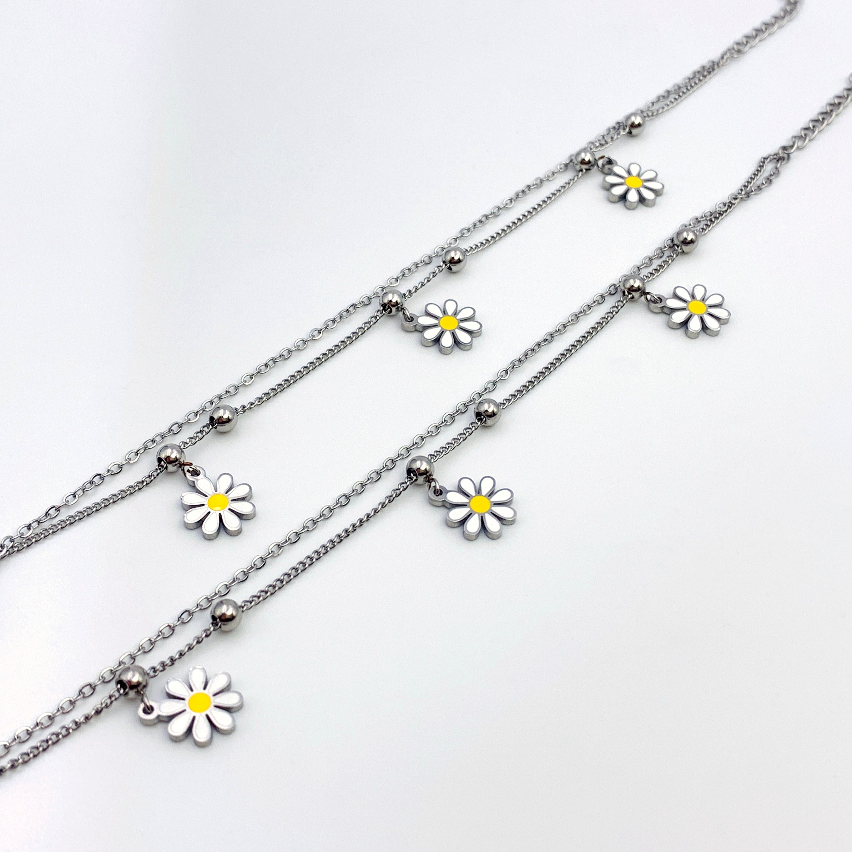Daisy Charm Bracelet
