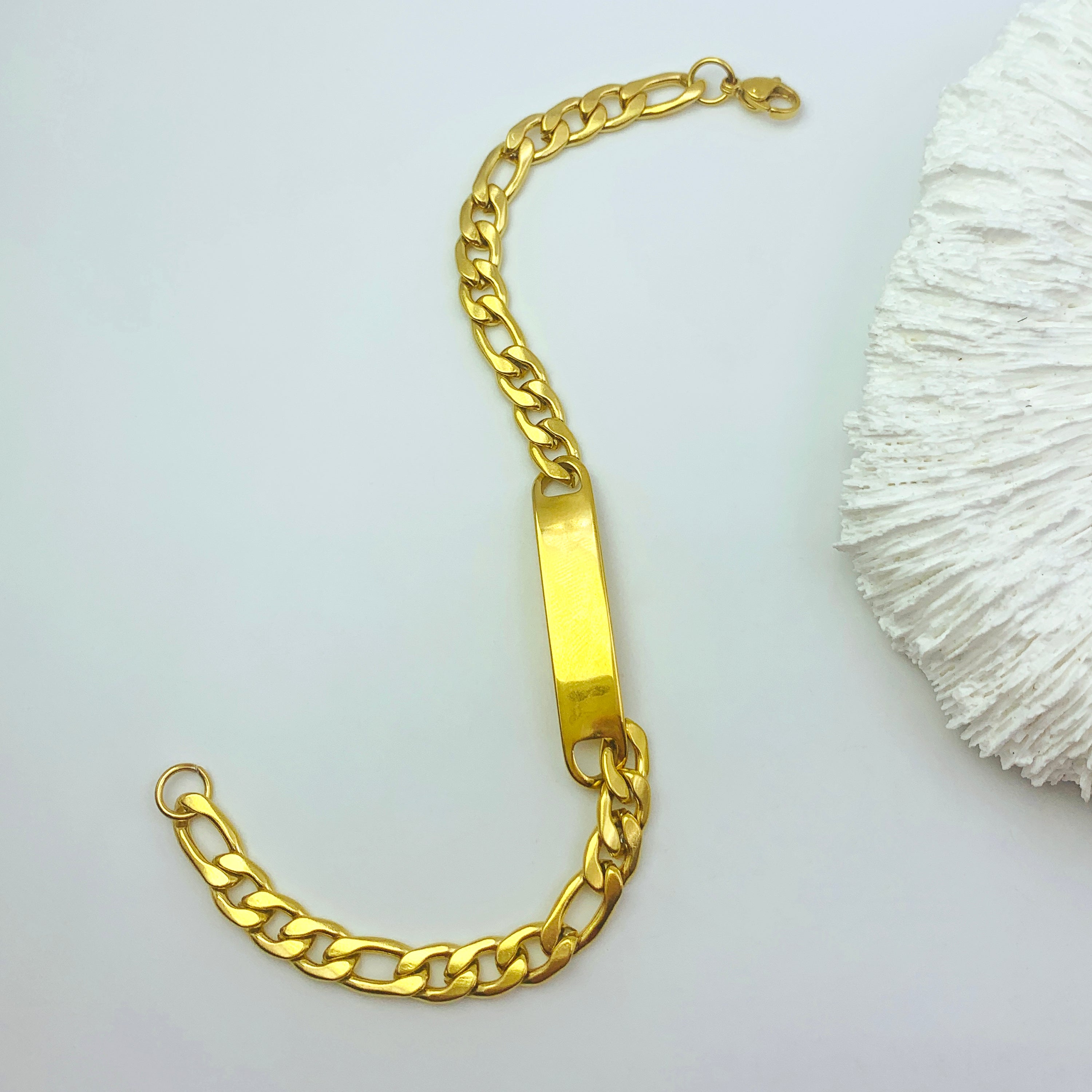 Golden Link Cuban Bracelet