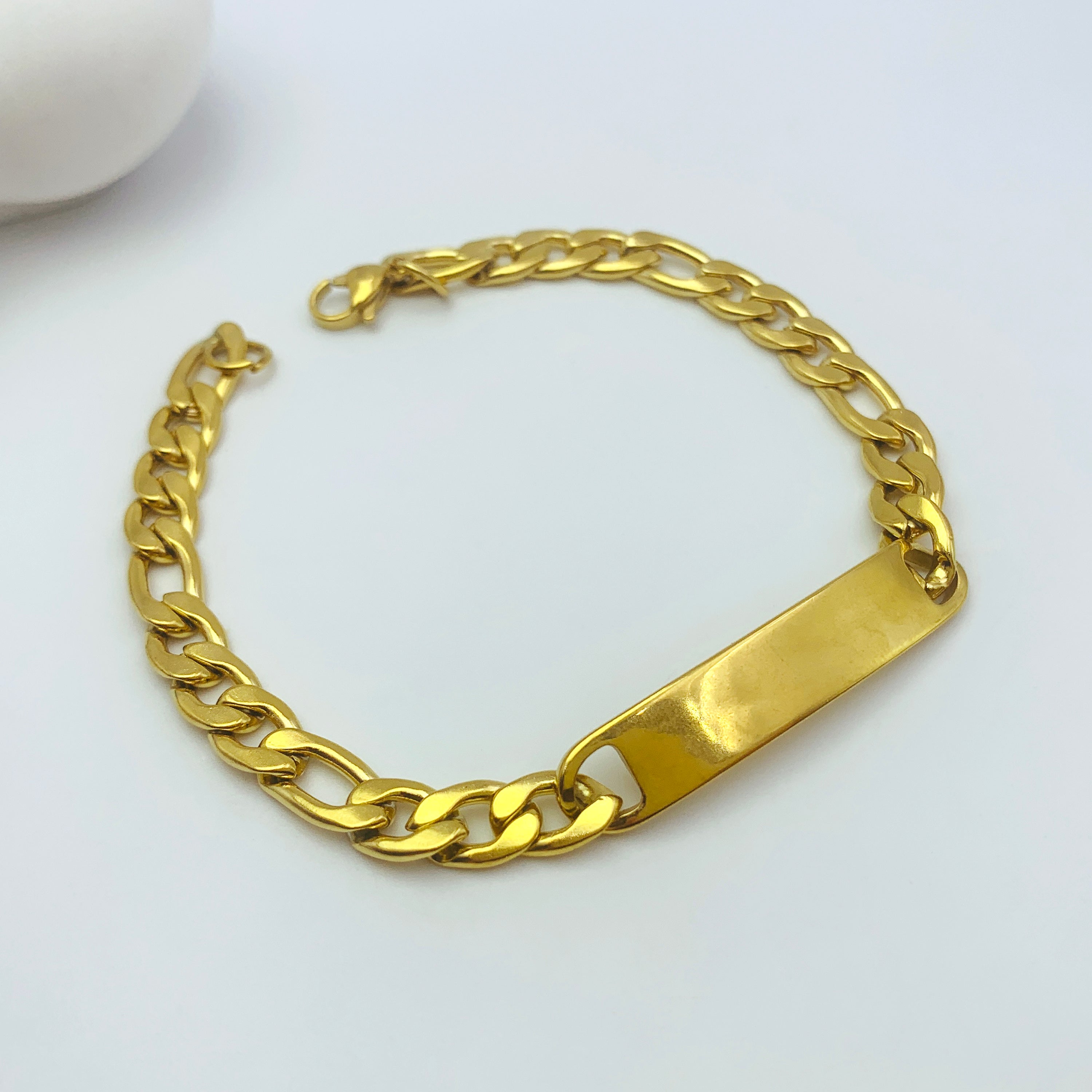 Golden Link Cuban Bracelet
