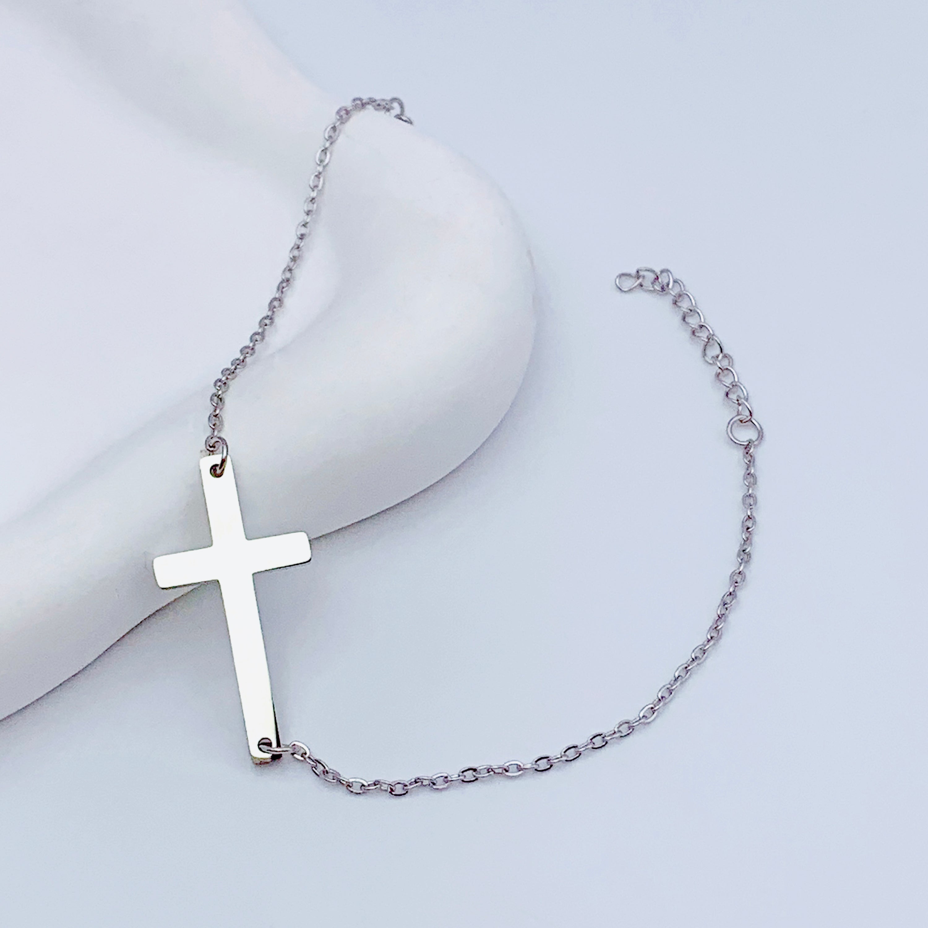 Pulsera Cruz Paralela