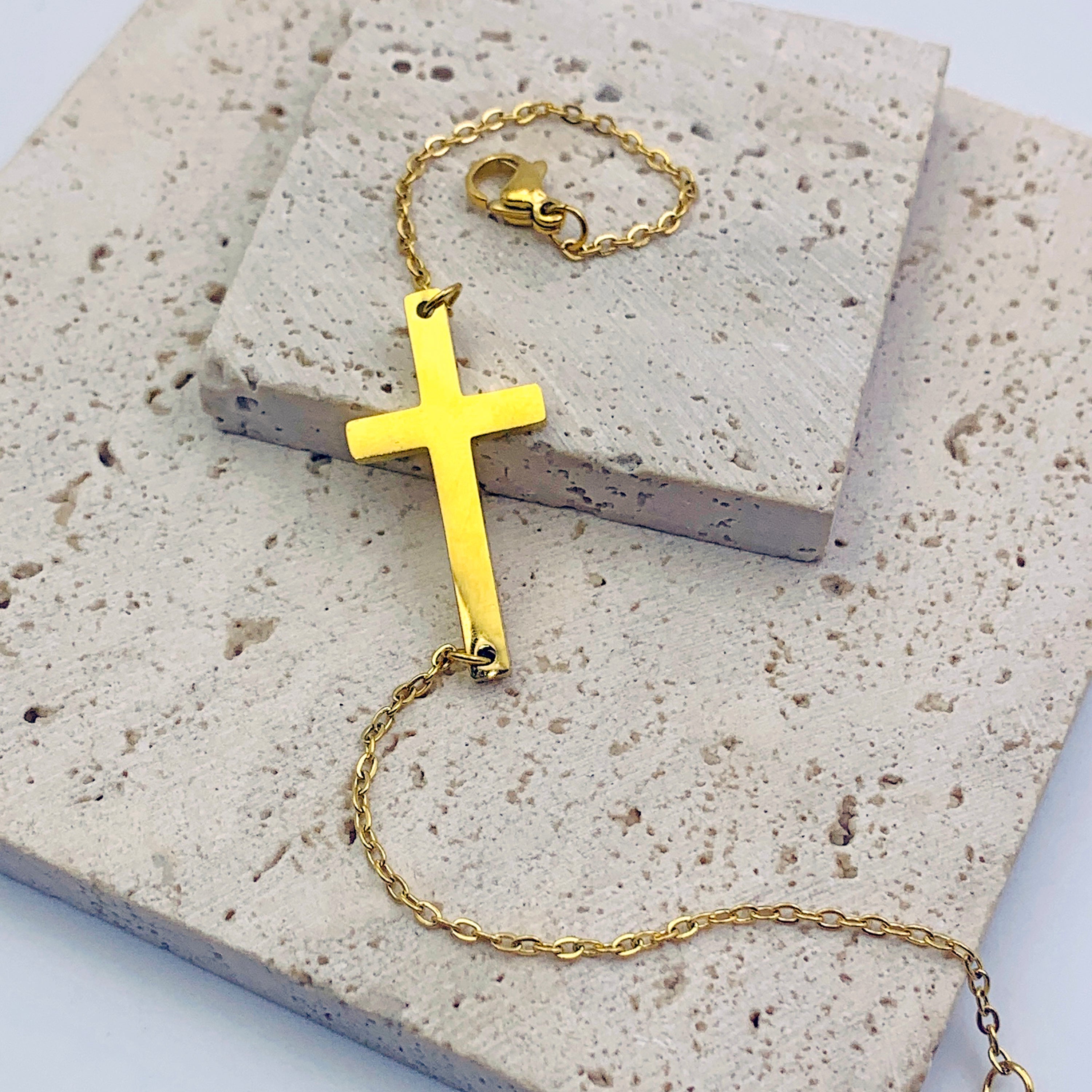 Pulsera Cruz Paralela