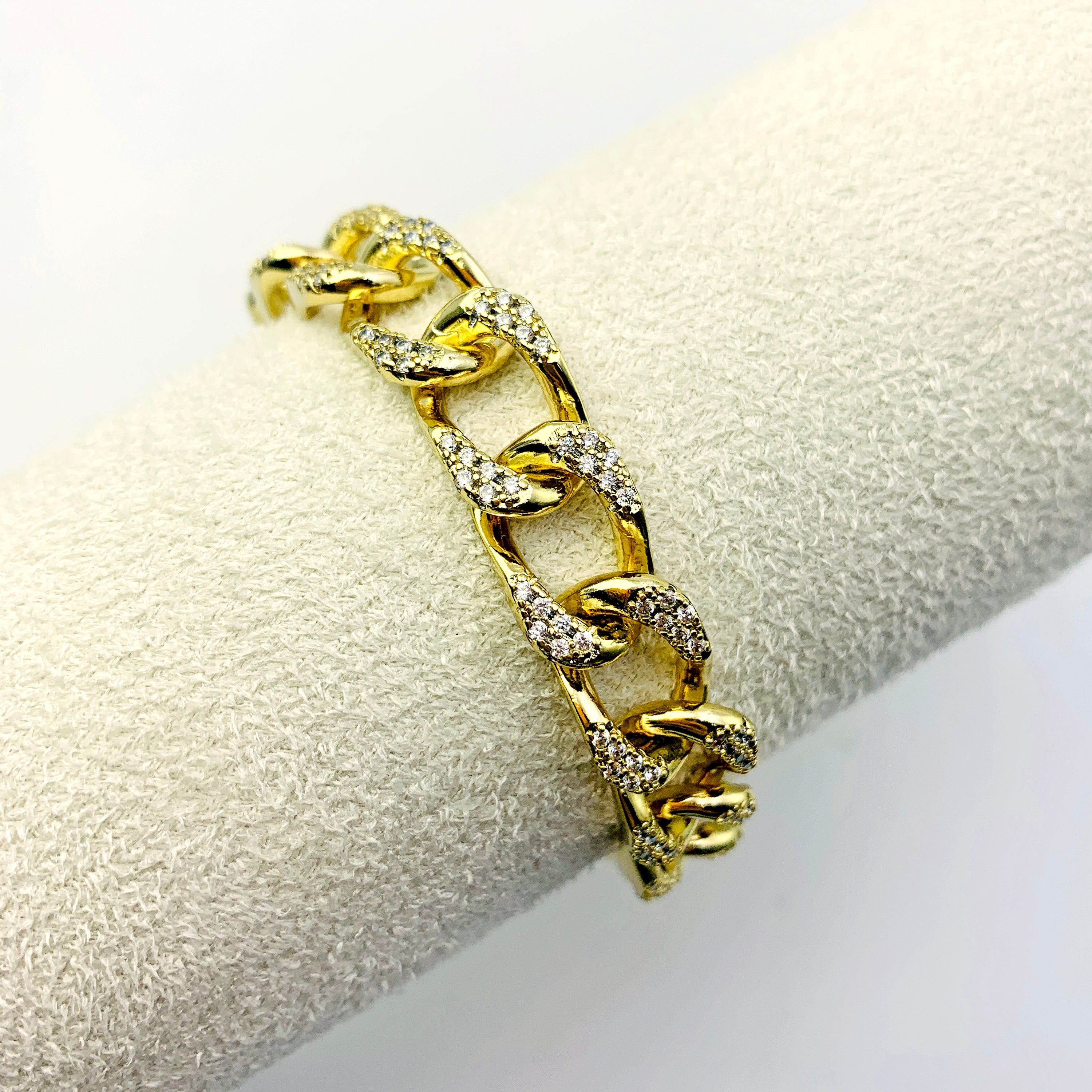 Iced Out Cuban Link Bracelet
