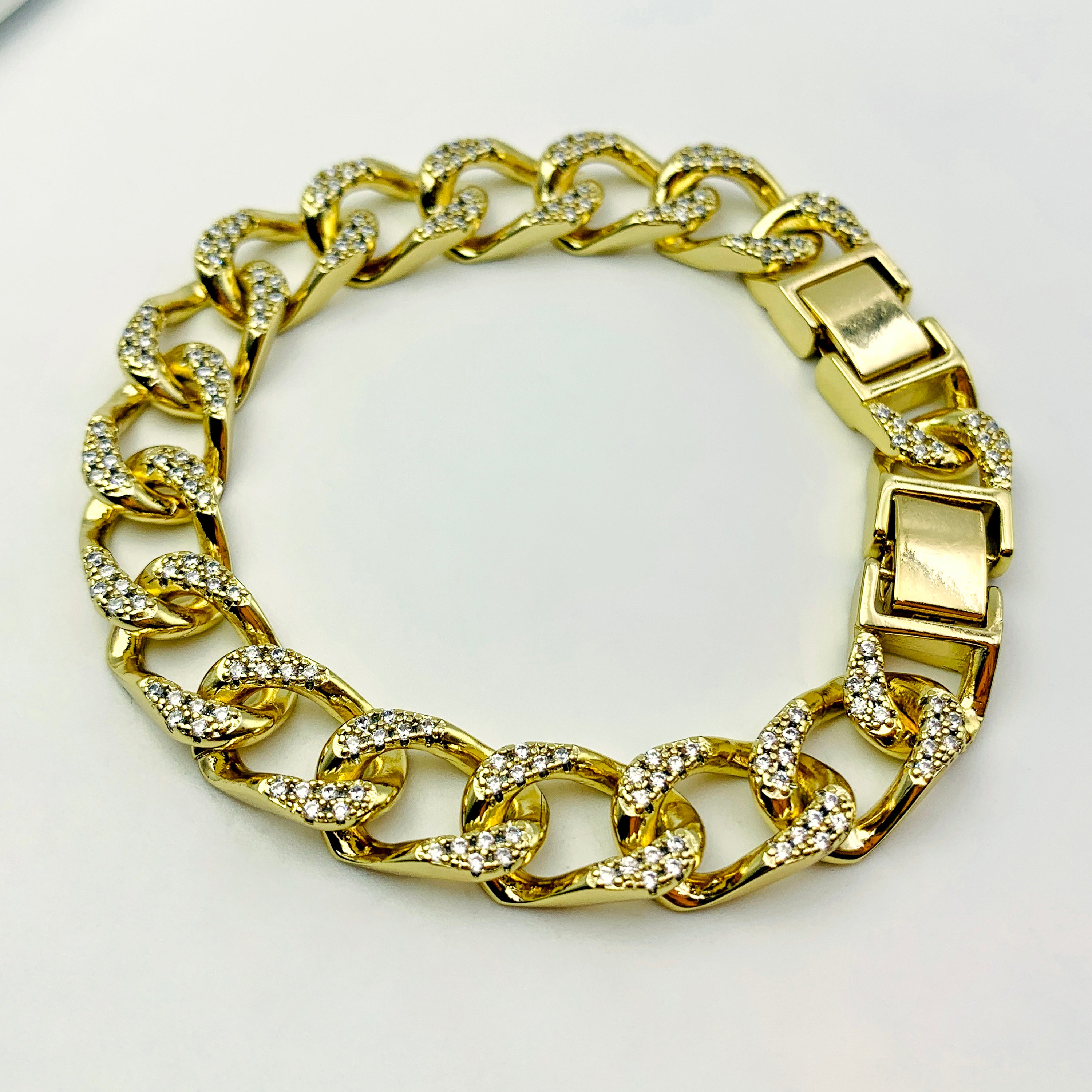 Iced Out Cuban Link Bracelet