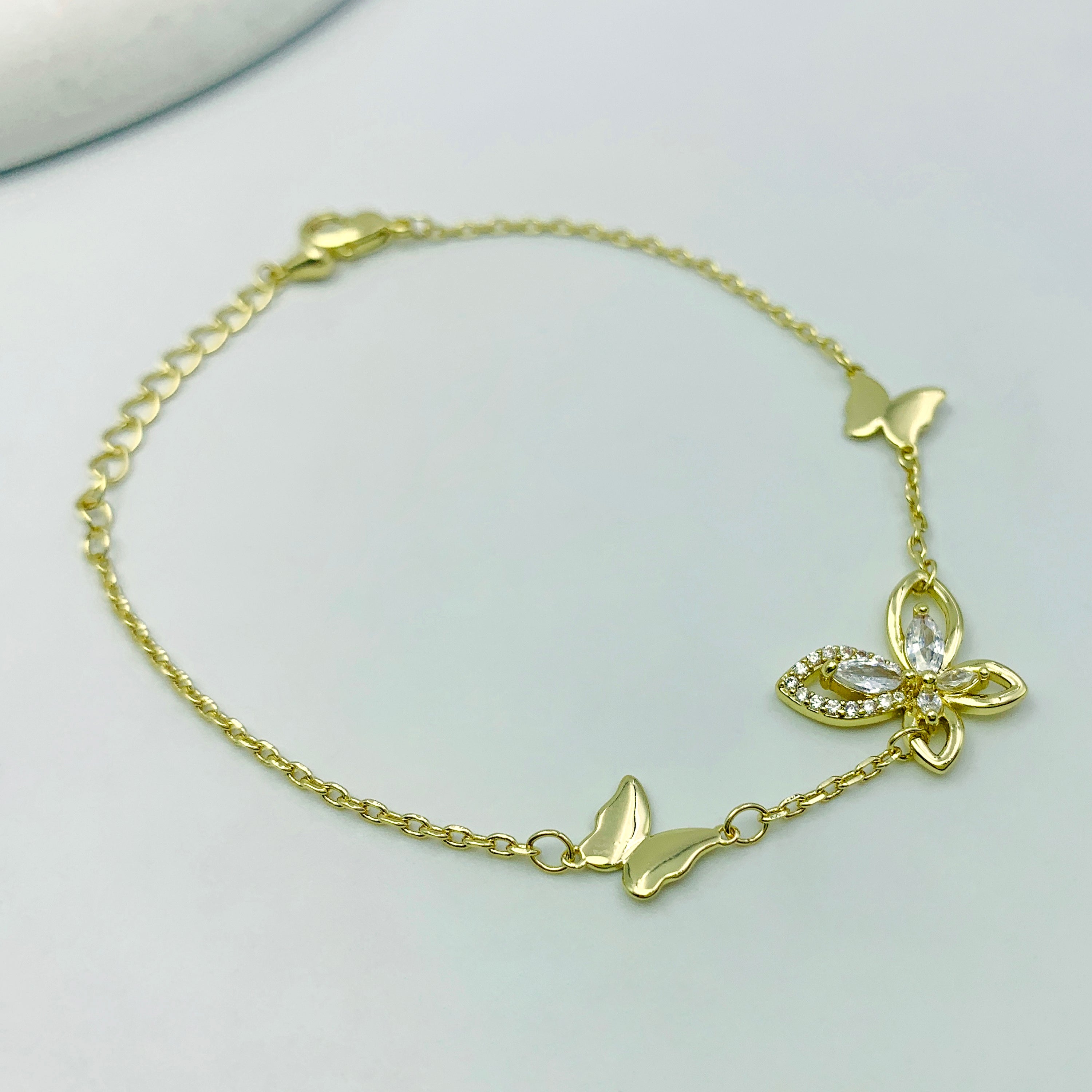 Serene Gold Butterfly Bracelet