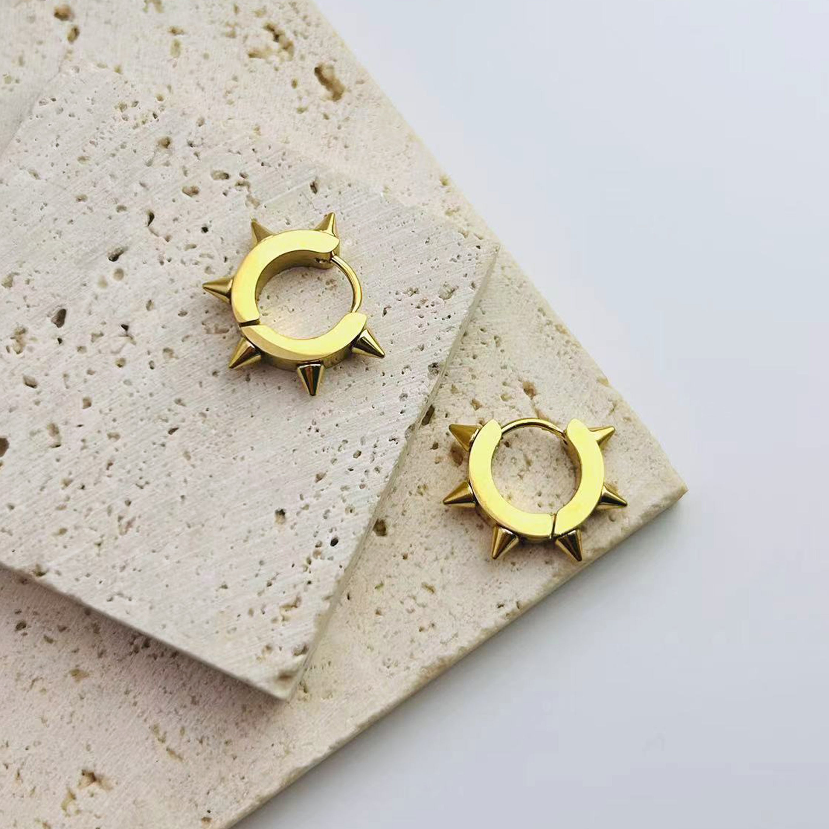 Mini Spiked Hoops