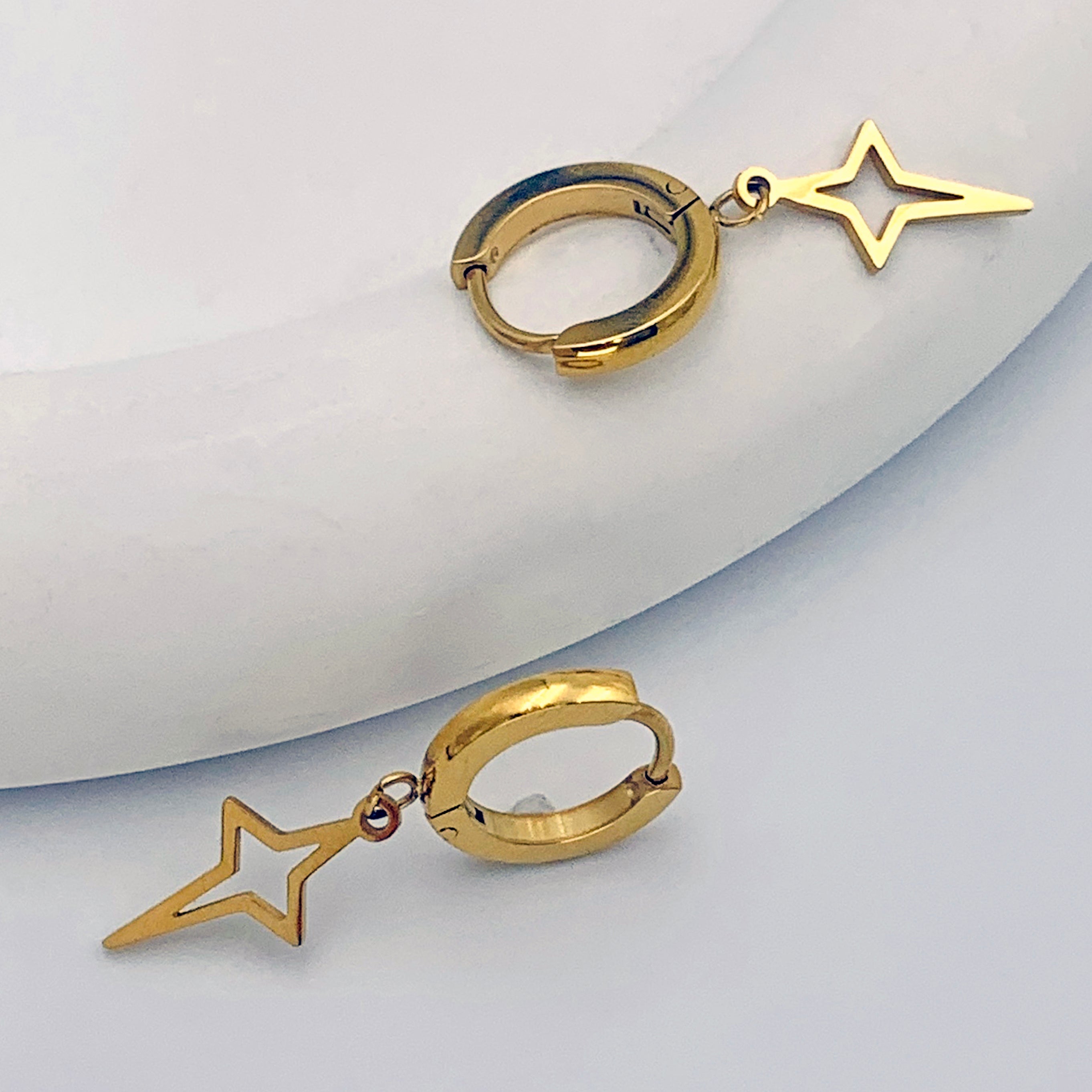 Pendientes Aro Estrella