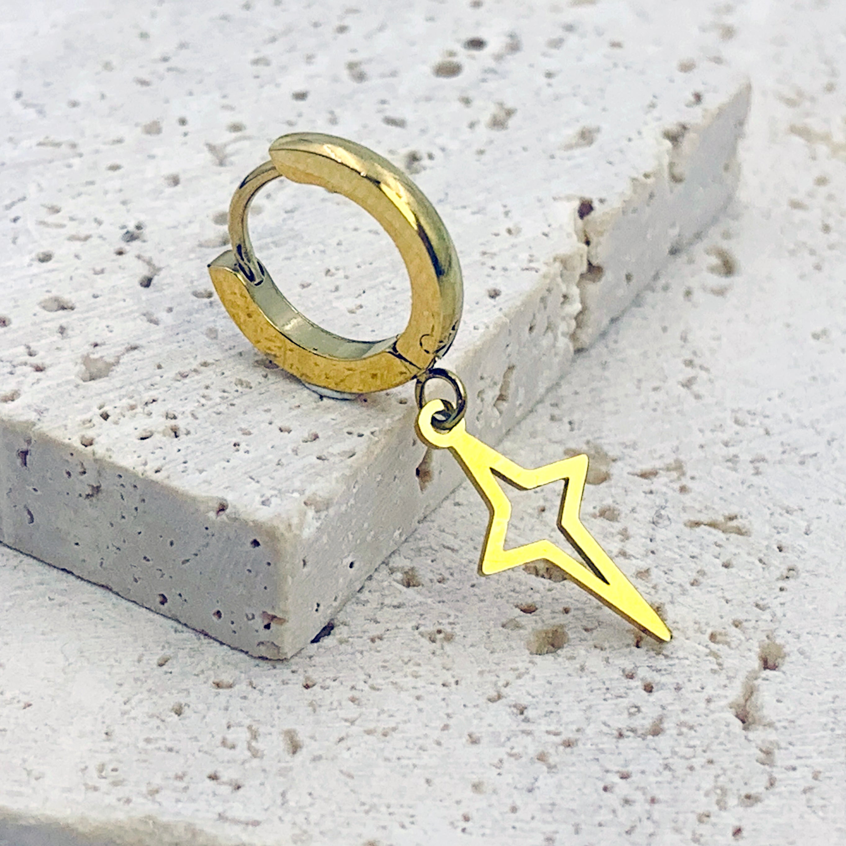 Pendientes Aro Estrella