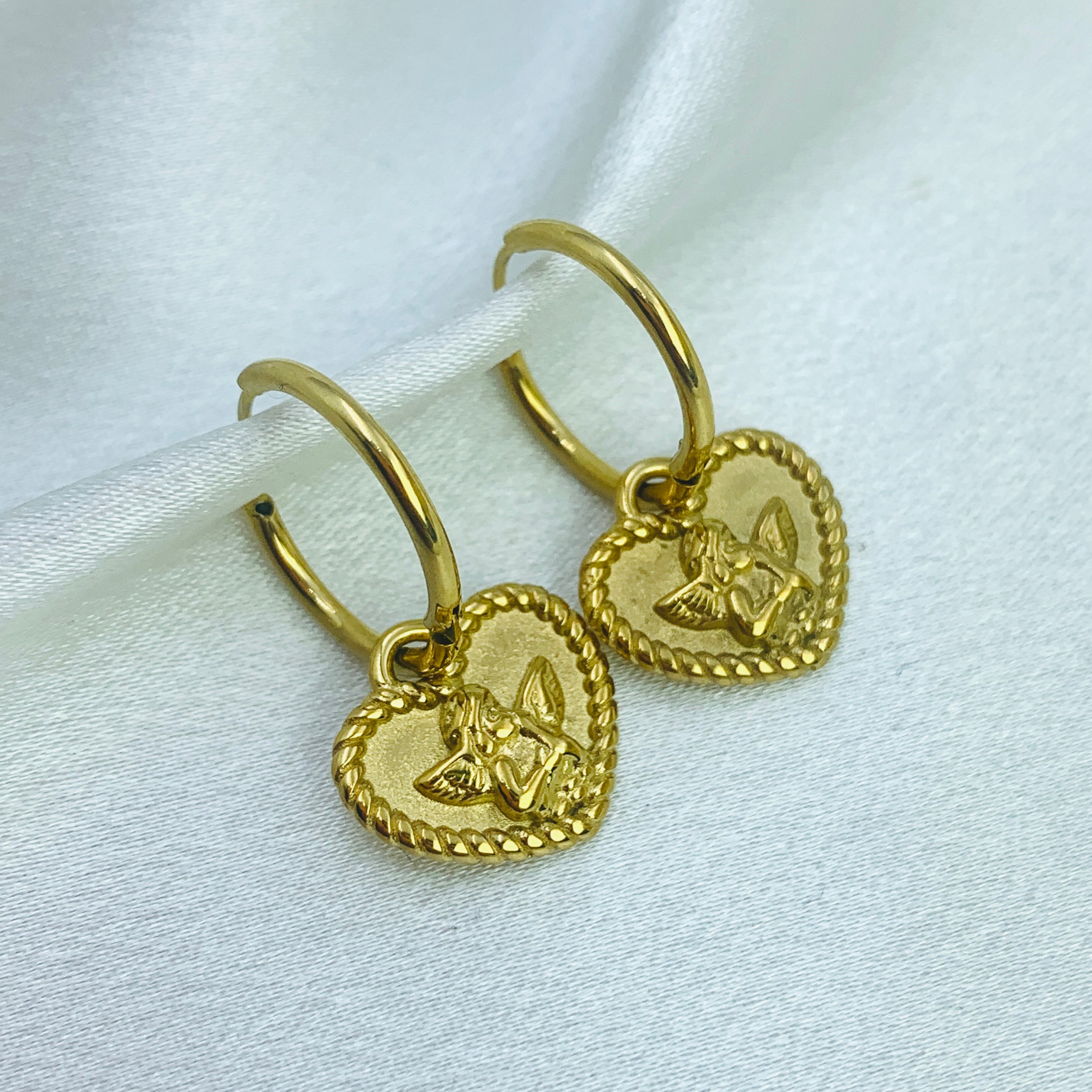 Pendientes Corazón Querubín