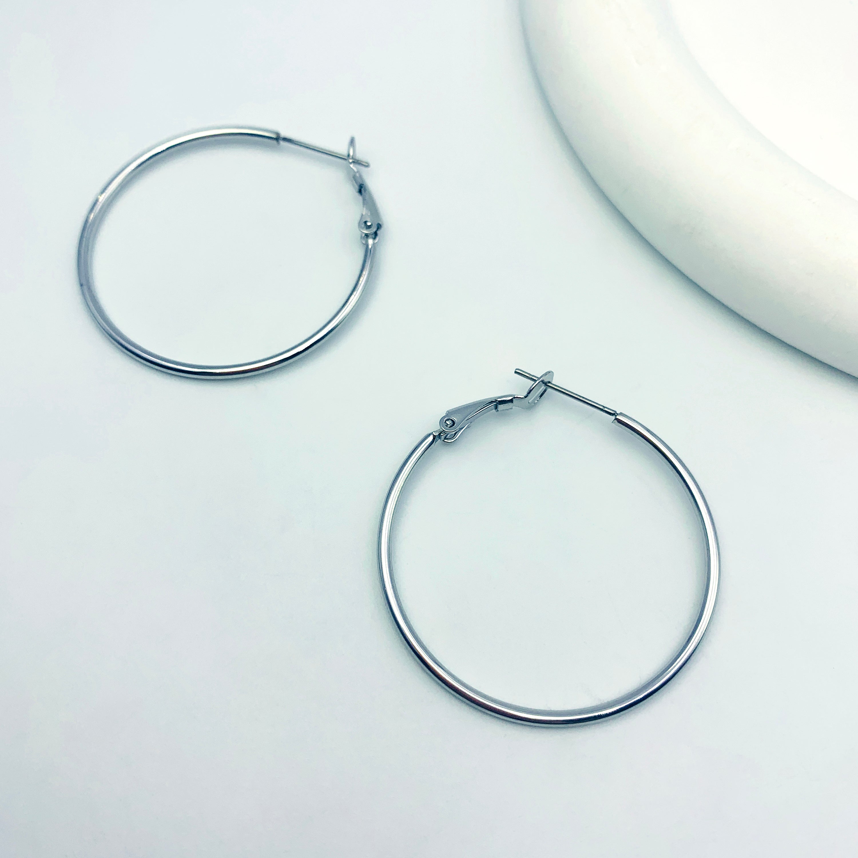 Everyday Silver Hoops