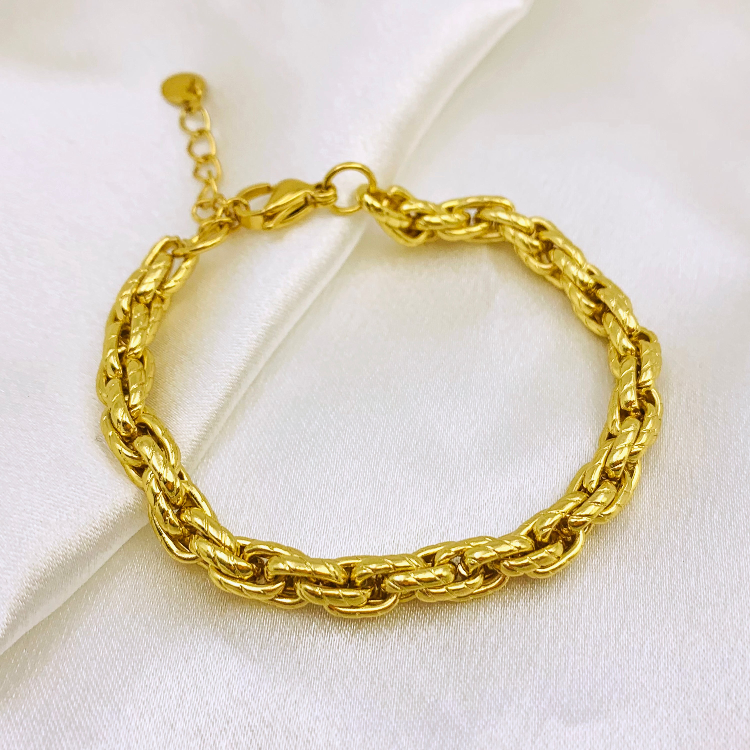 Golden Twist Bracelet