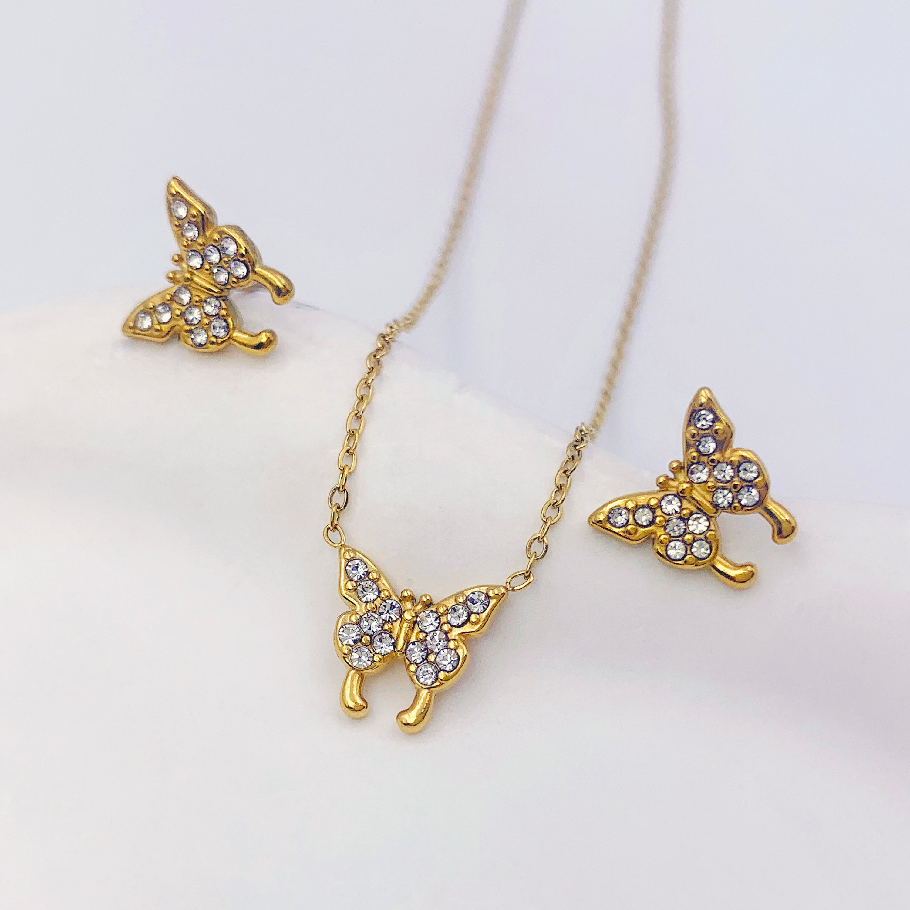 Conjunto de brillo de mariposa