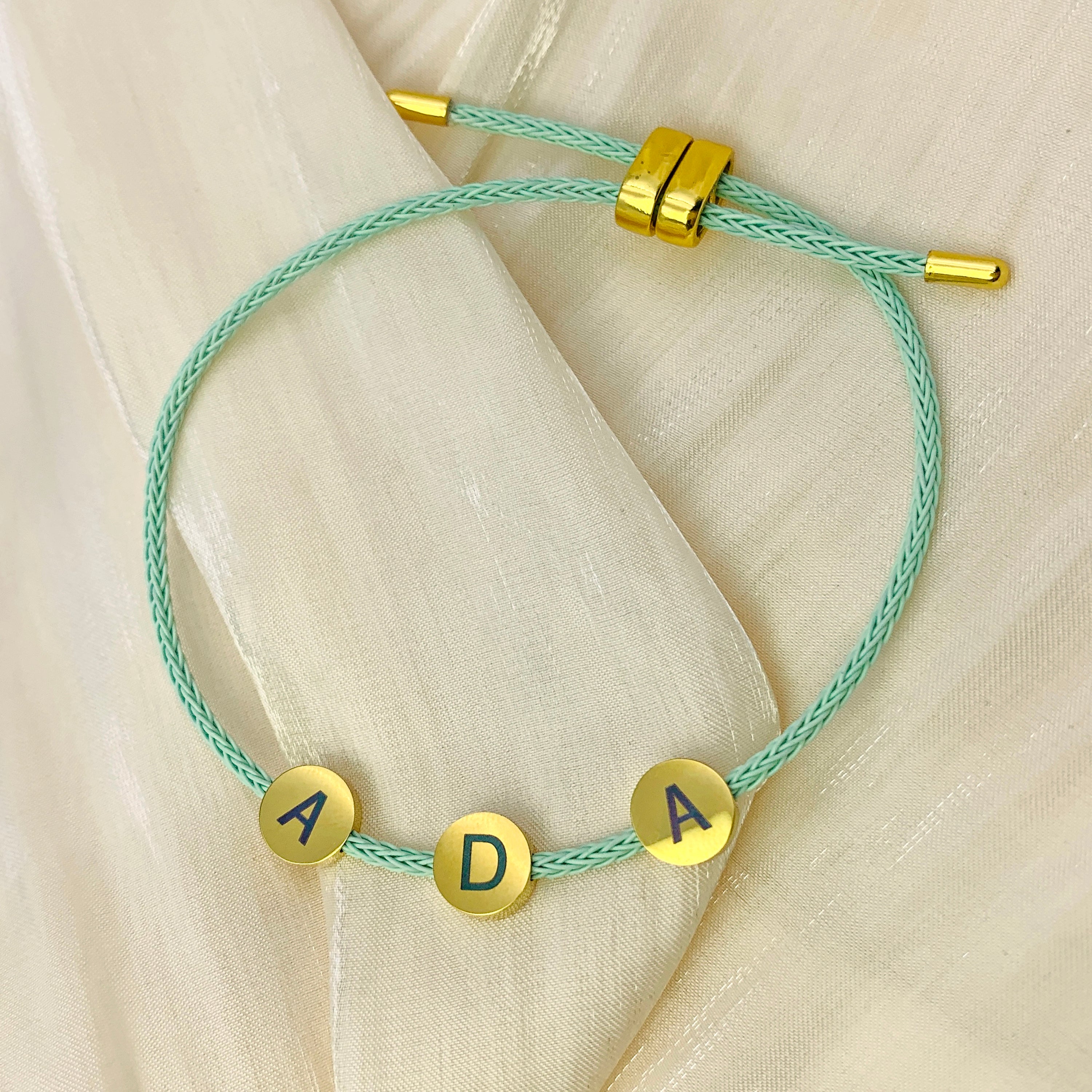 Chic Monogram Custom Bracelet