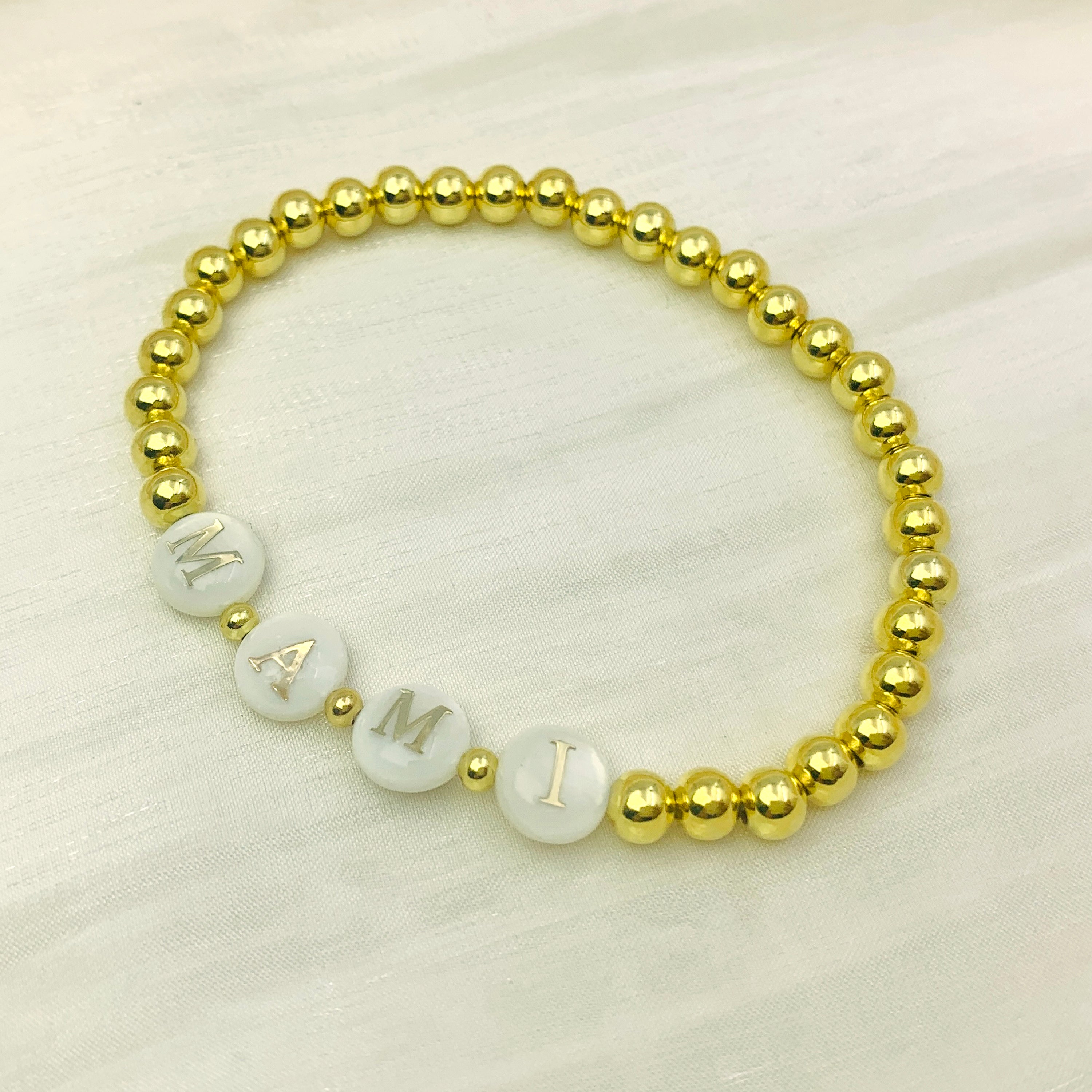 Gold & Pearl Custom  Bracelet