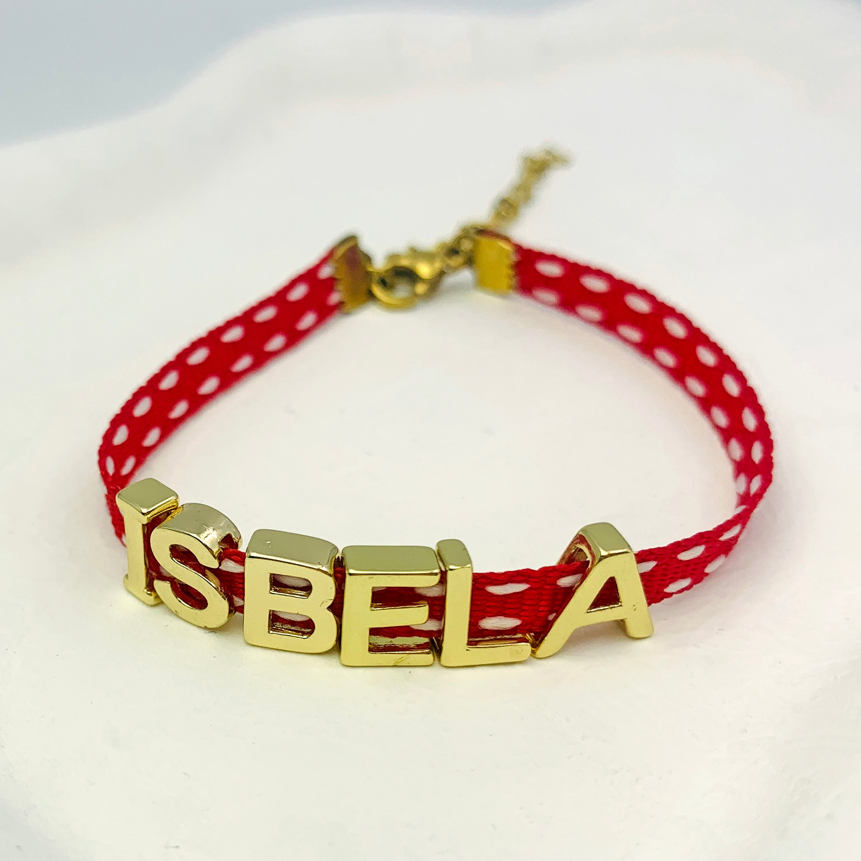 Playful Ribbon Name Bracelet