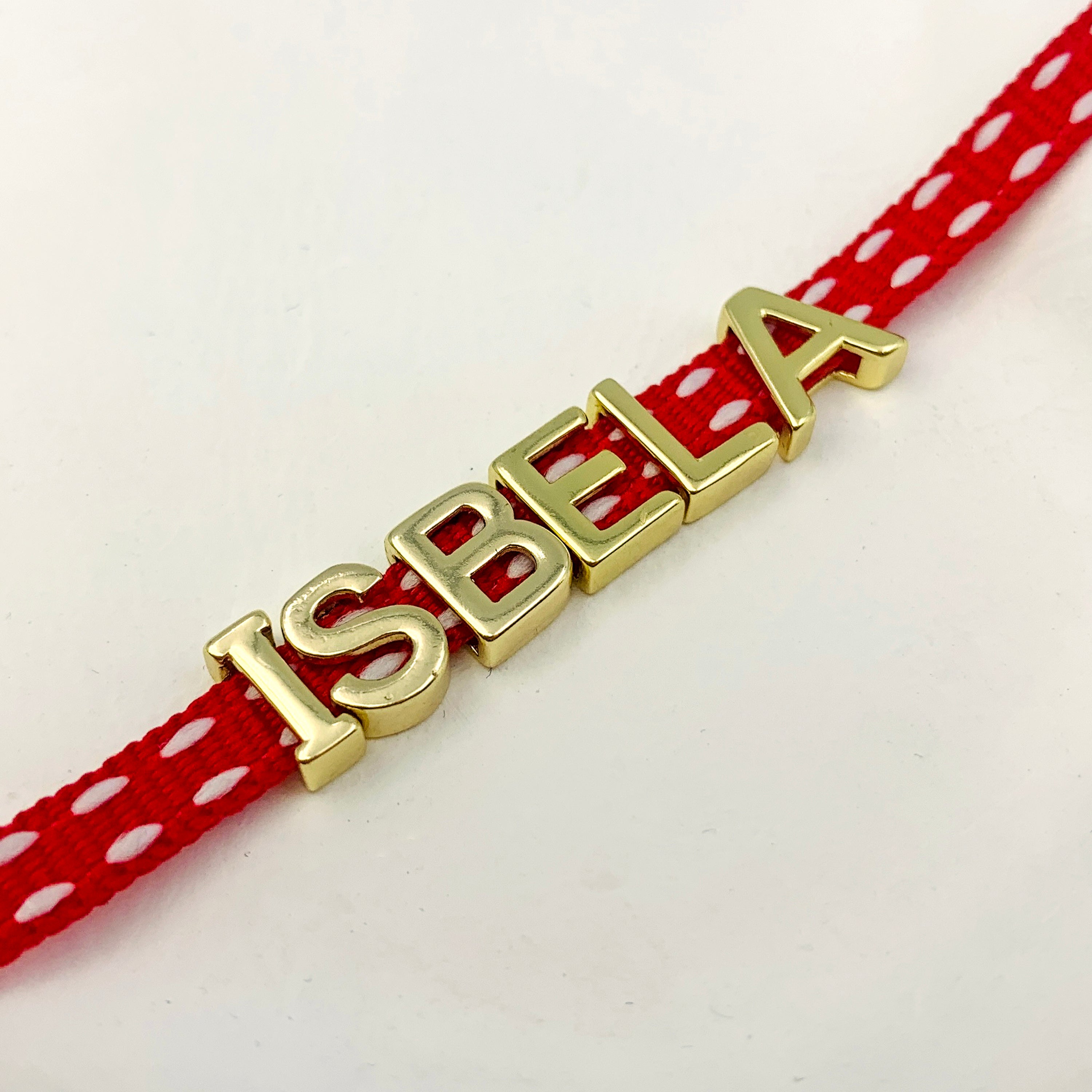 Playful Ribbon Name Bracelet