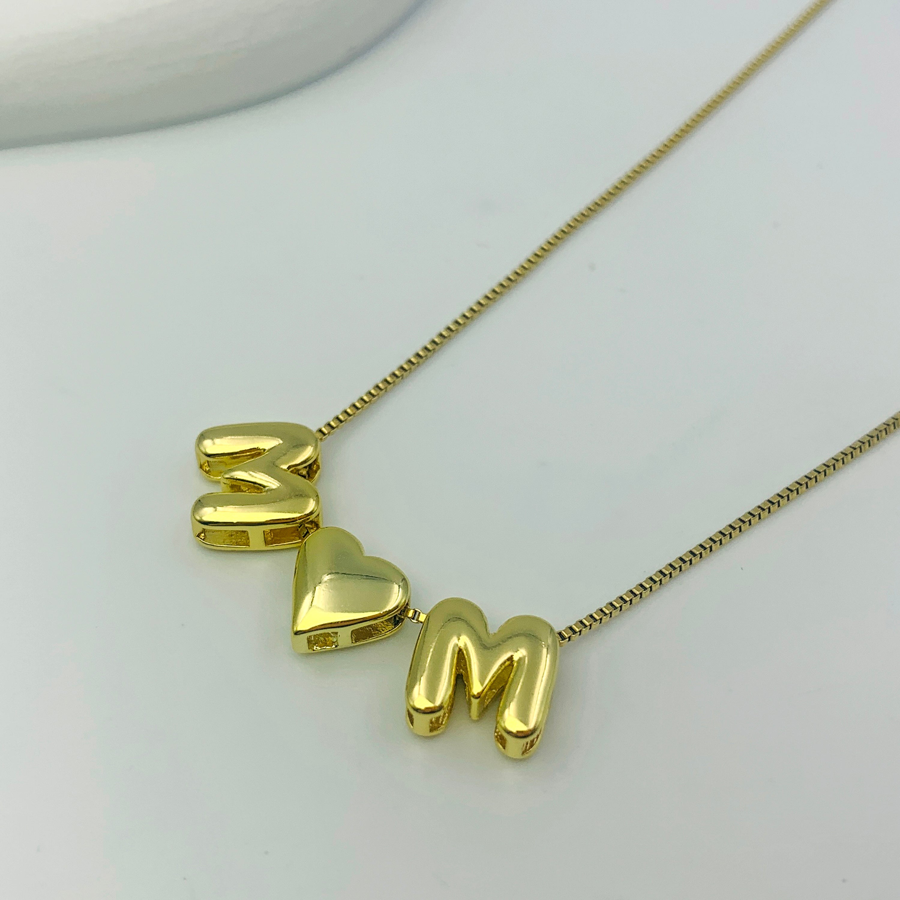 Bubble Custom Name Necklace