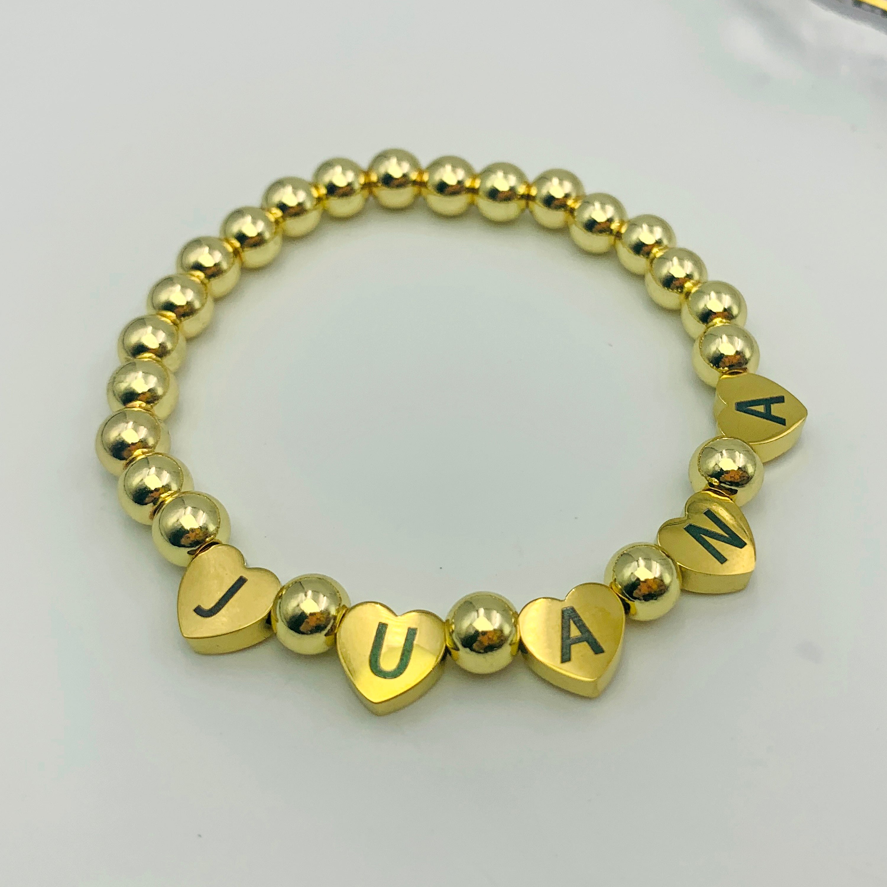 Pulsera personalizada de cuentas preciosas