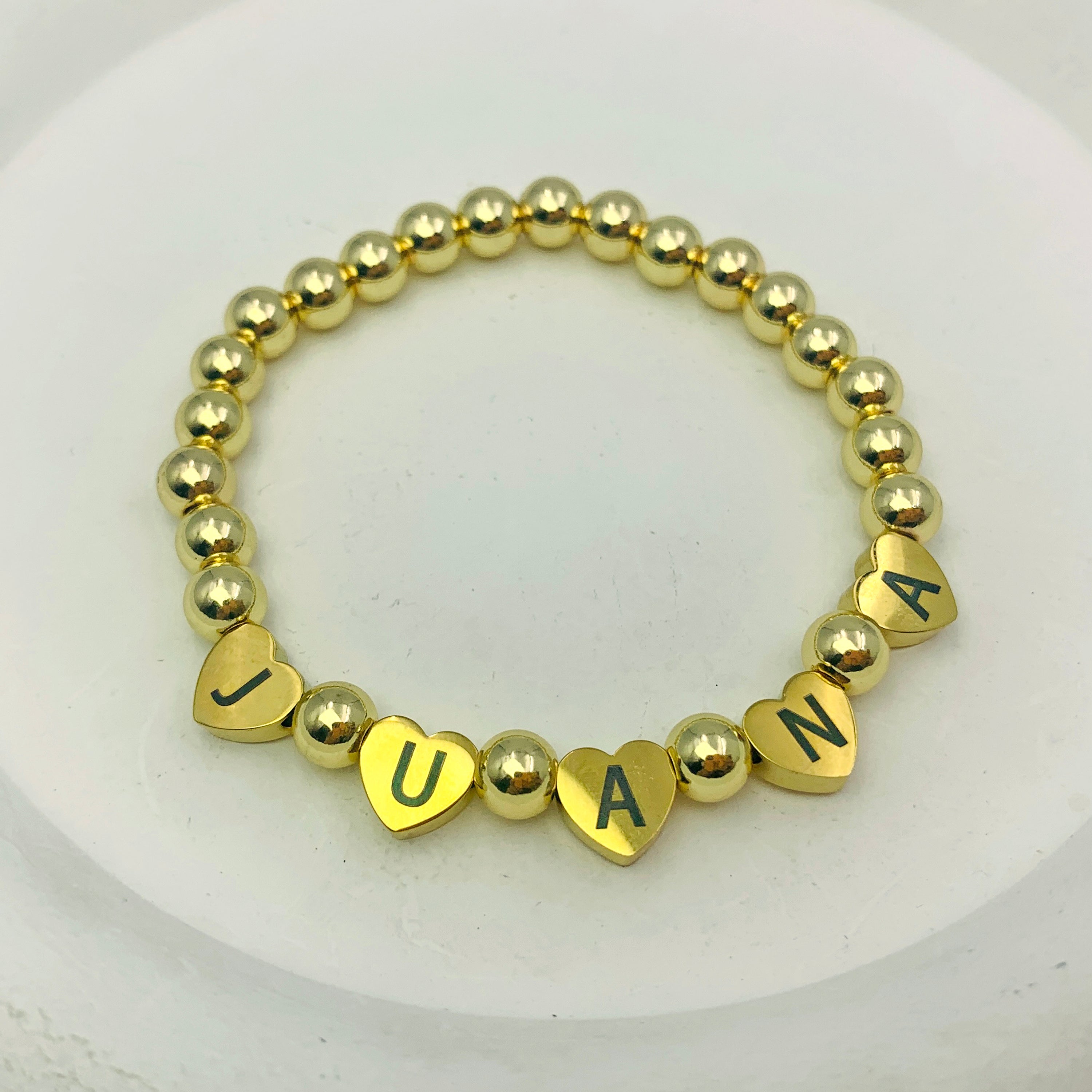 Pulsera personalizada de cuentas preciosas