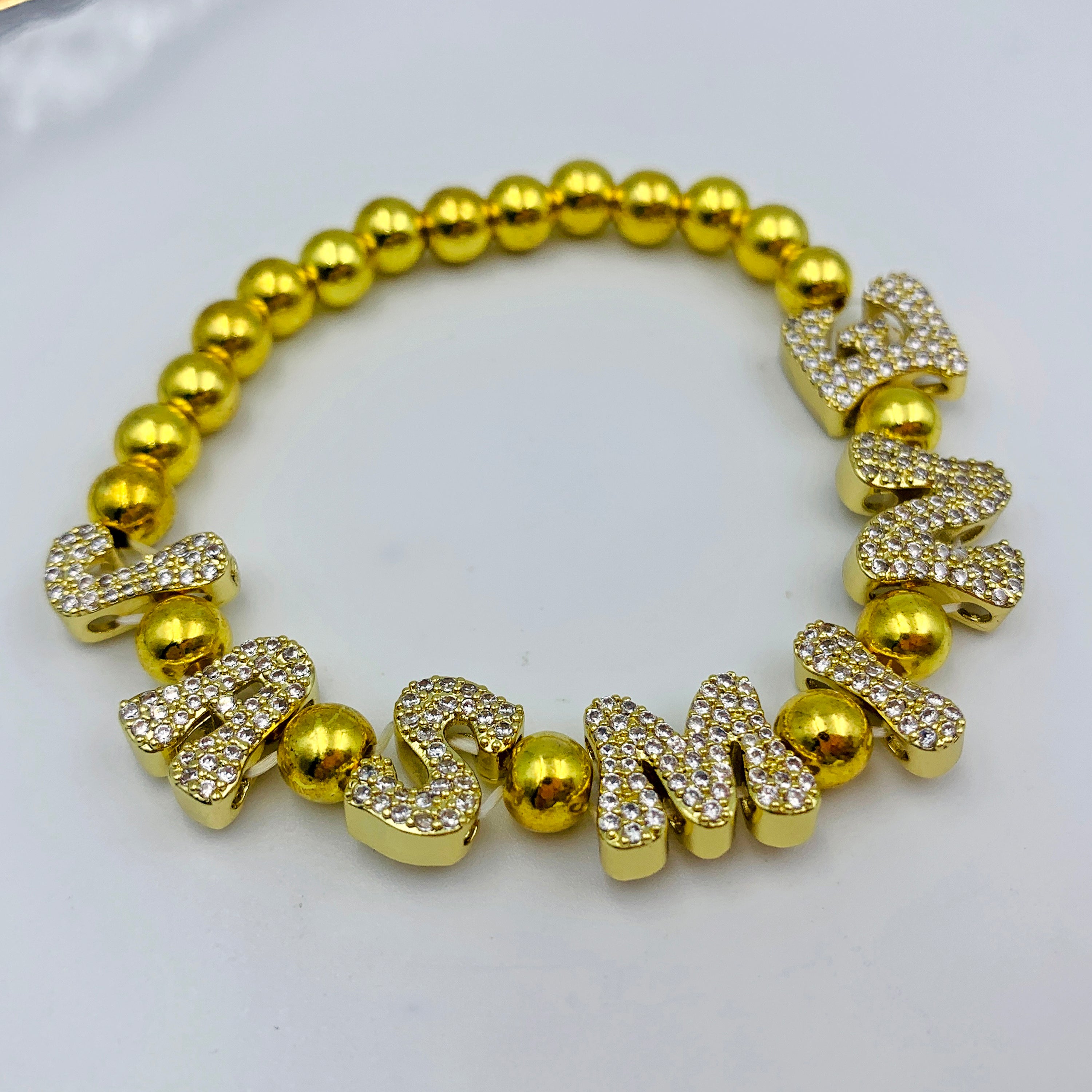 Pulsera con nombre Lumi Bubble