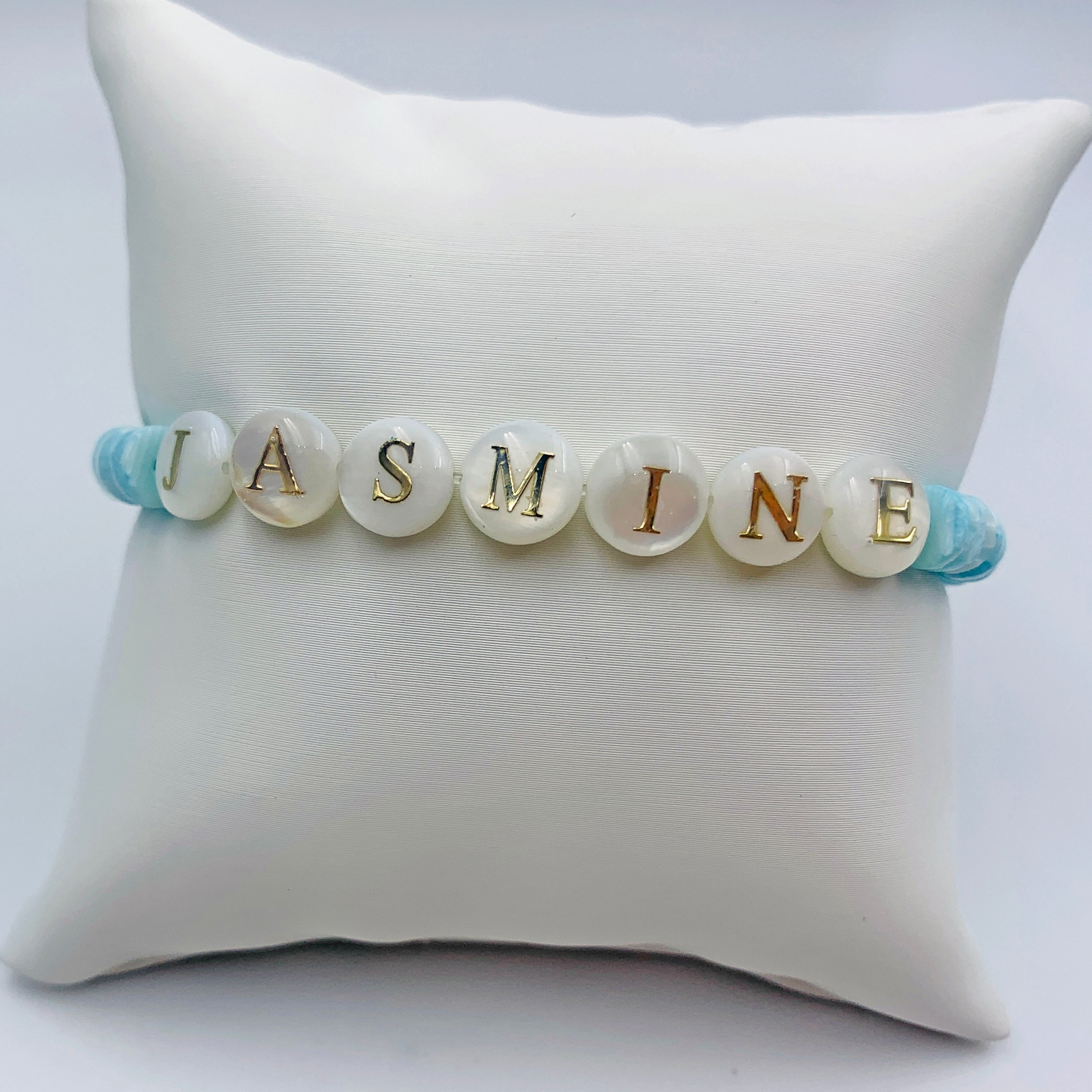 Pulsera personalizada de perlas oceánicas