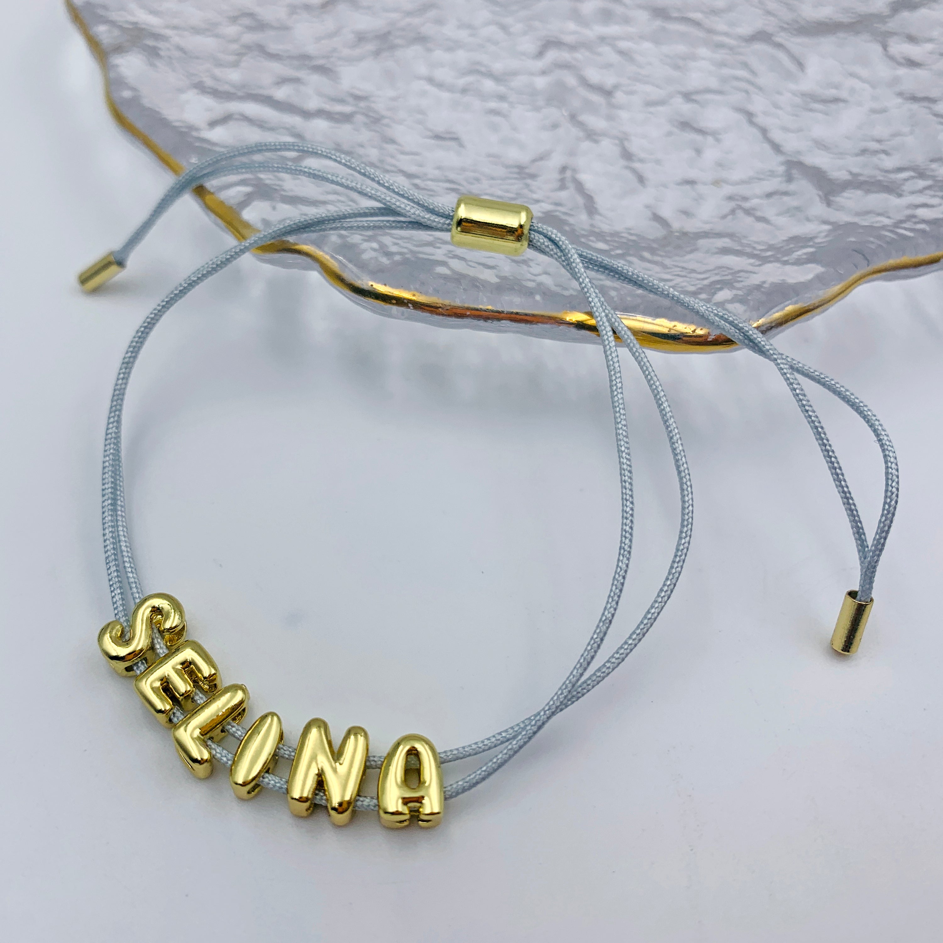 Pulsera de cordón personalizada