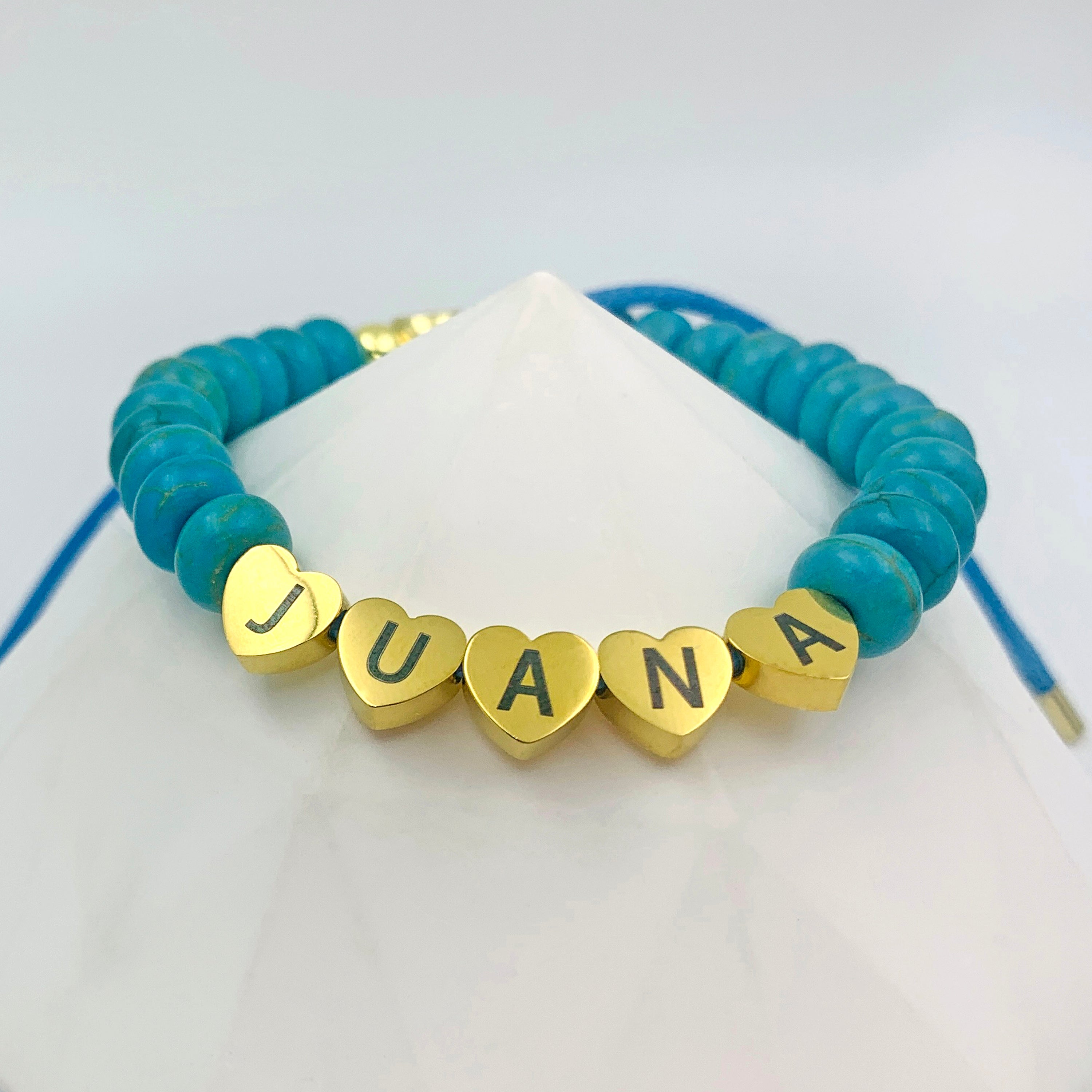 Heartfelt Turquoise Custom Bracelet