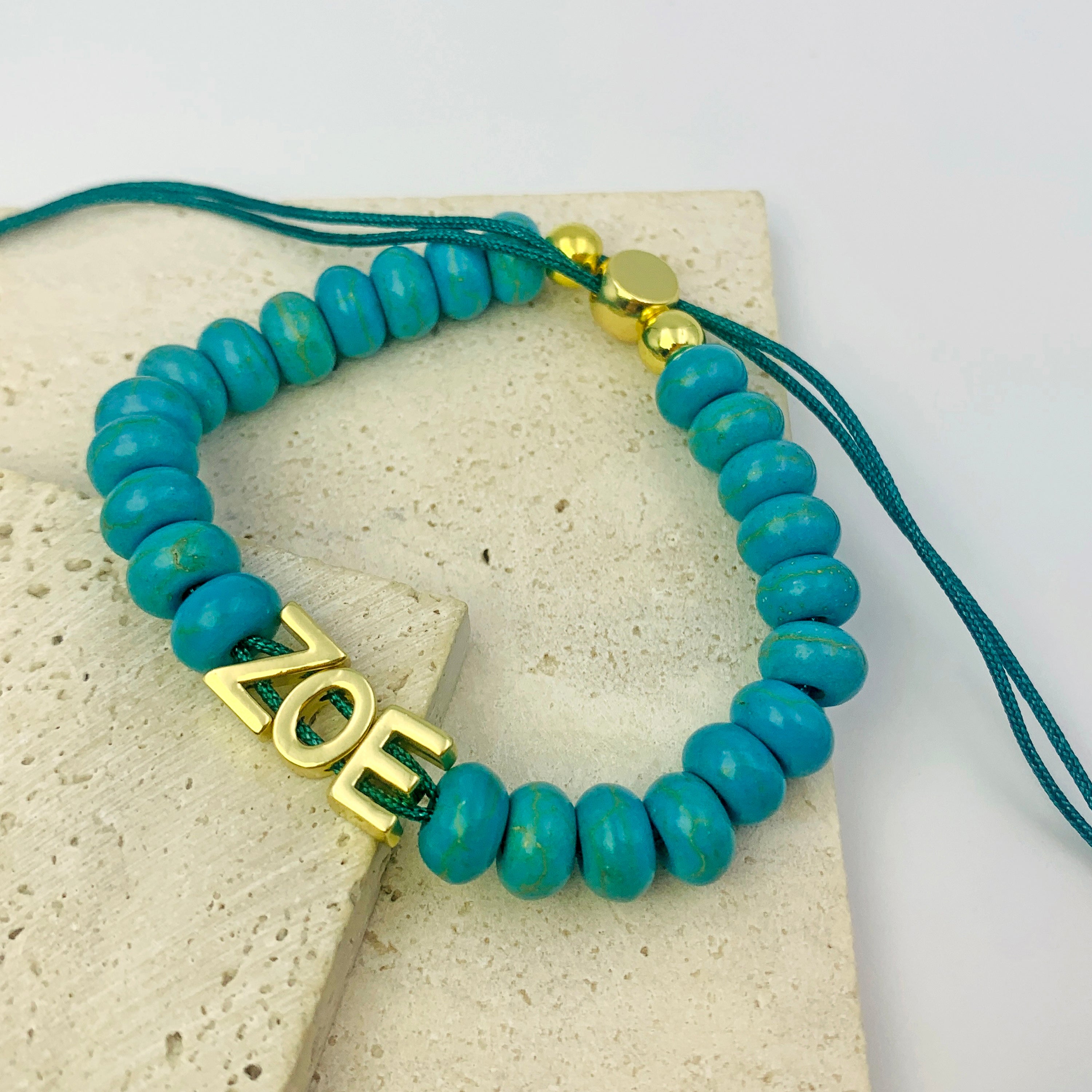 Turquoise Custom Adjustable Bracelet