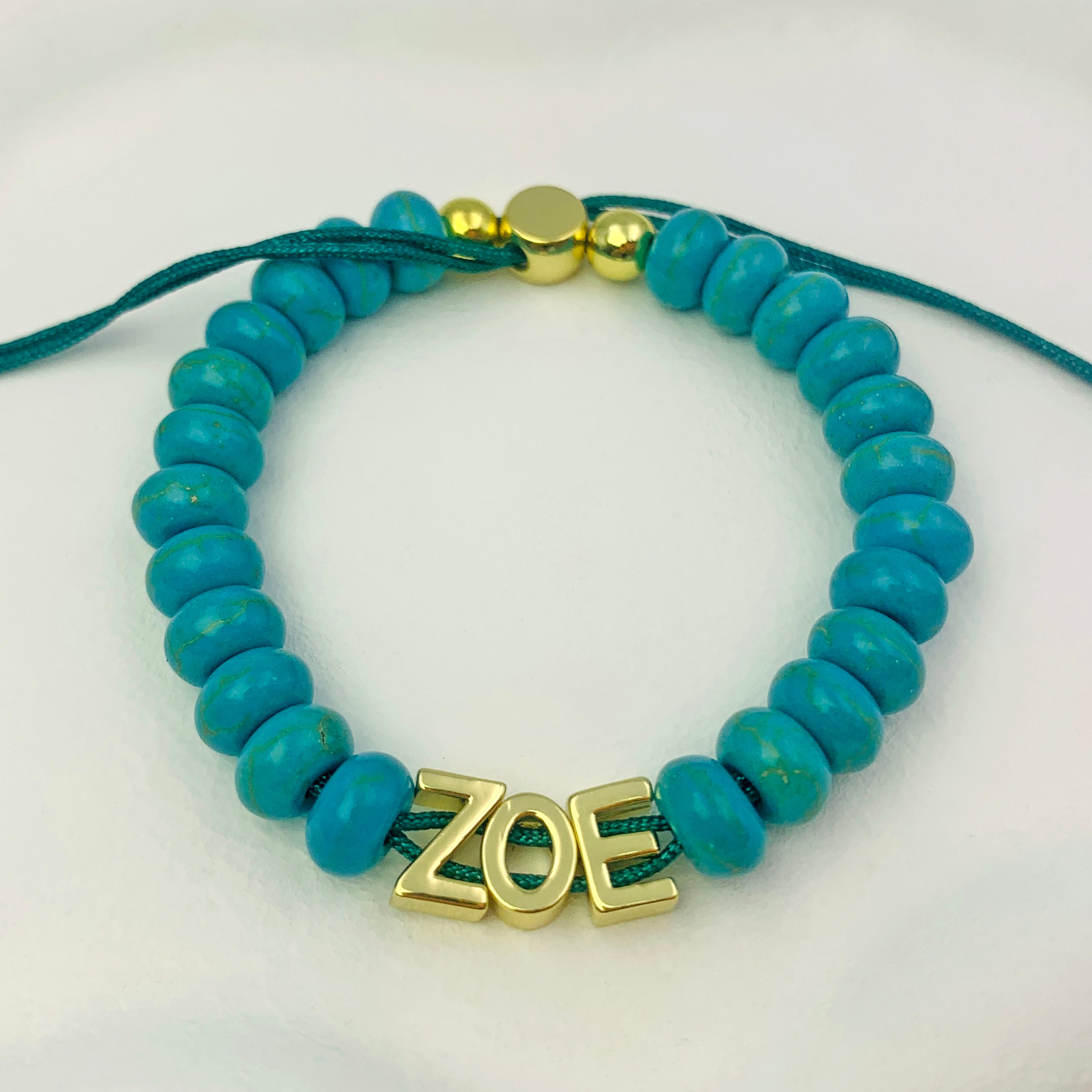 Turquoise Custom Adjustable Bracelet