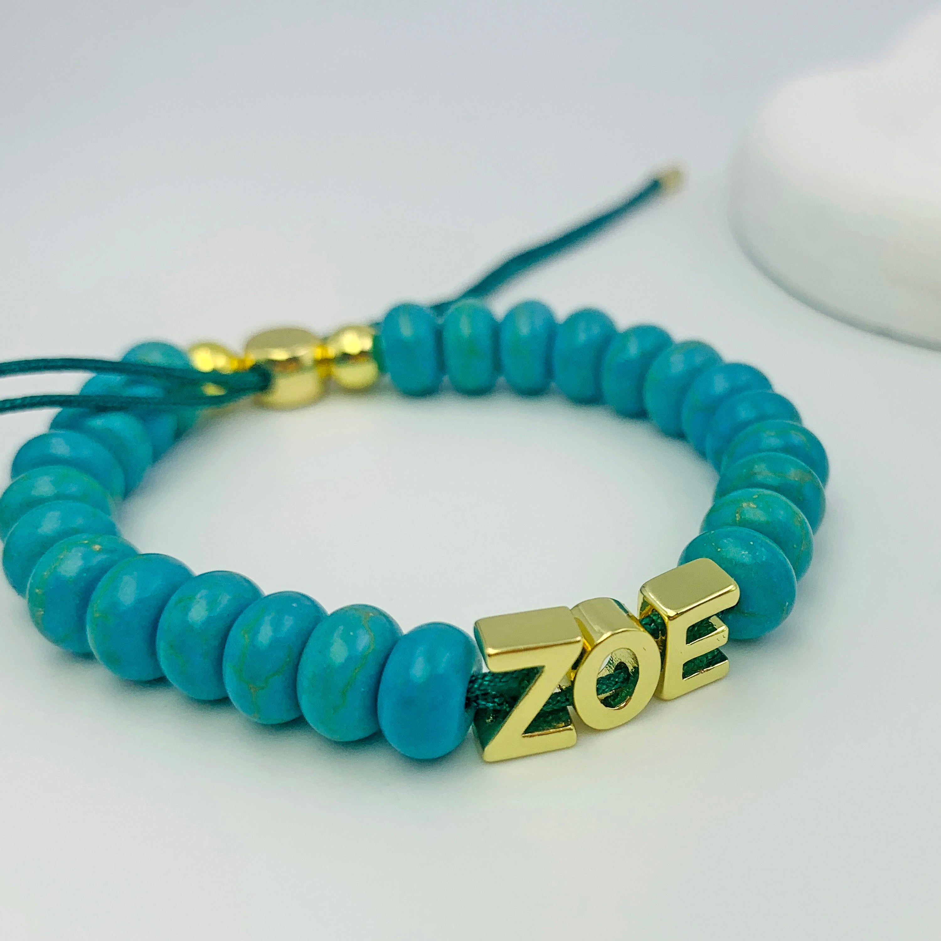 Turquoise Custom Adjustable Bracelet