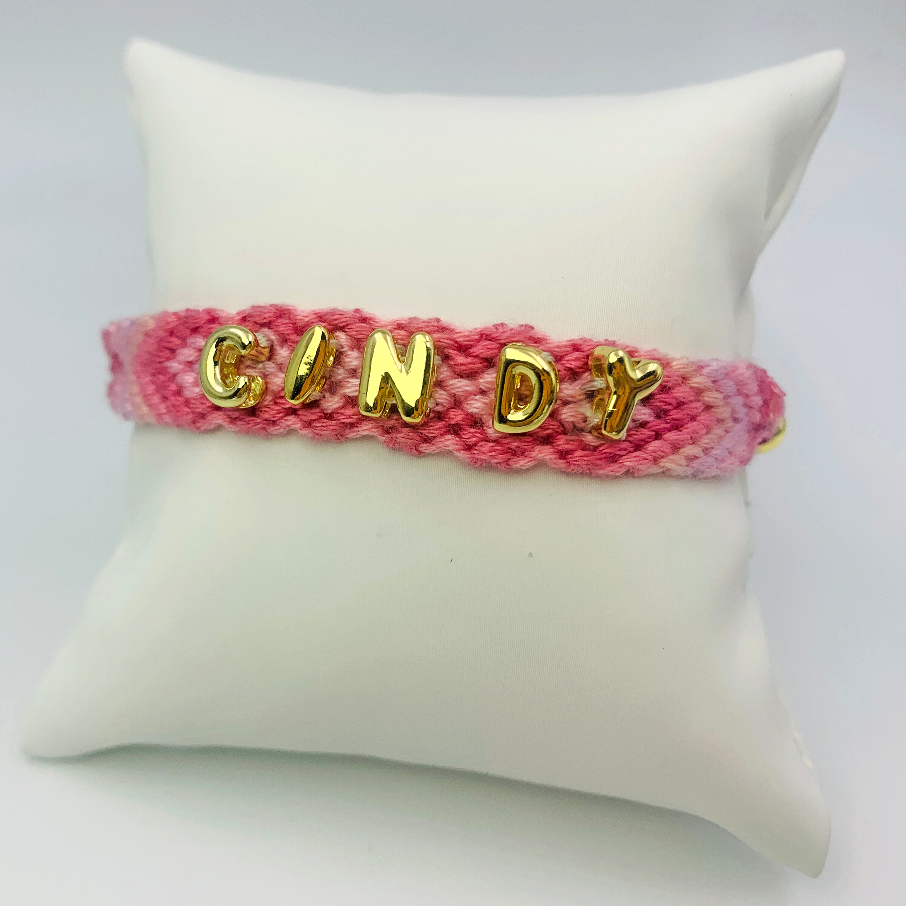 Cotton Candy Custom Name Bracelet