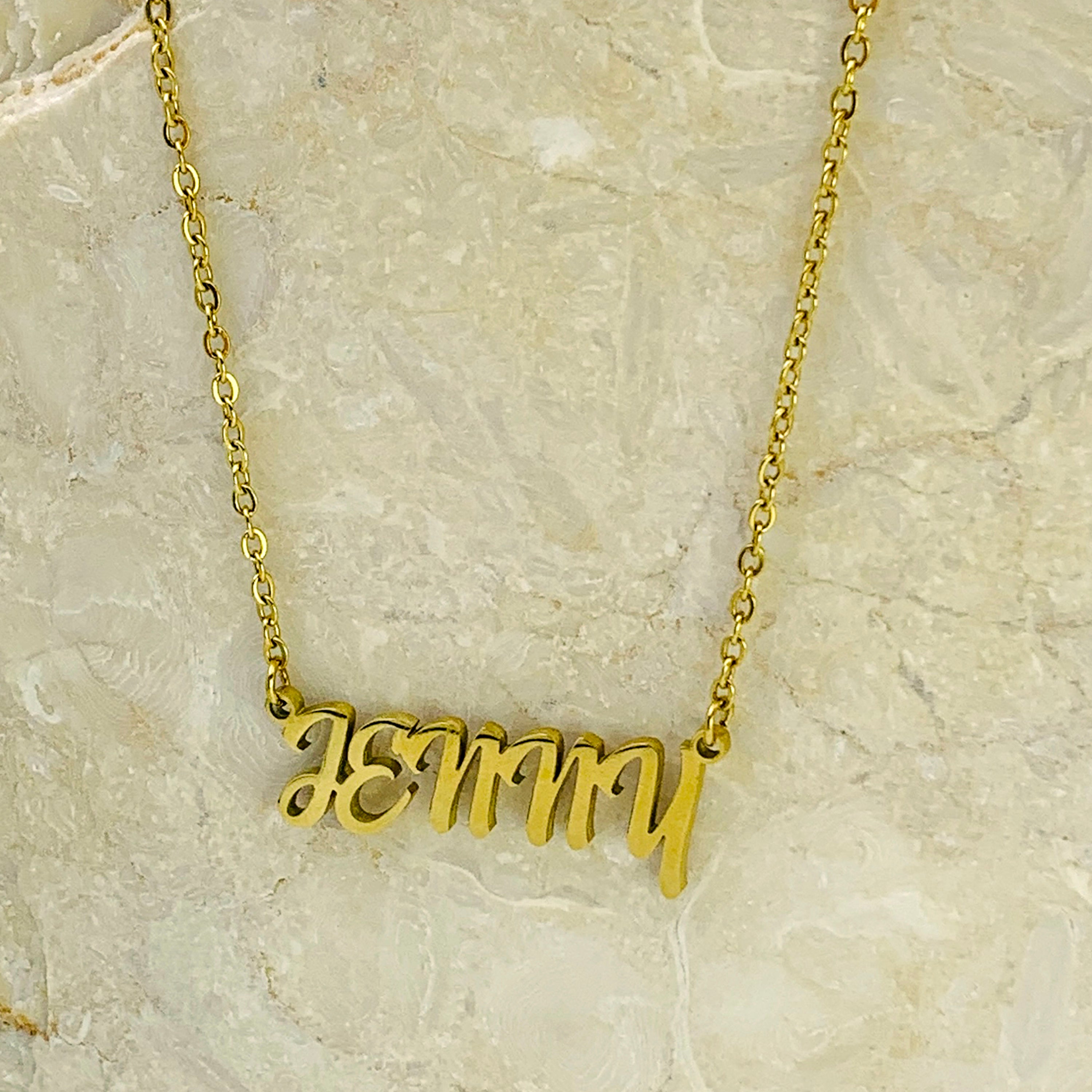 Custom Gold Name Necklace