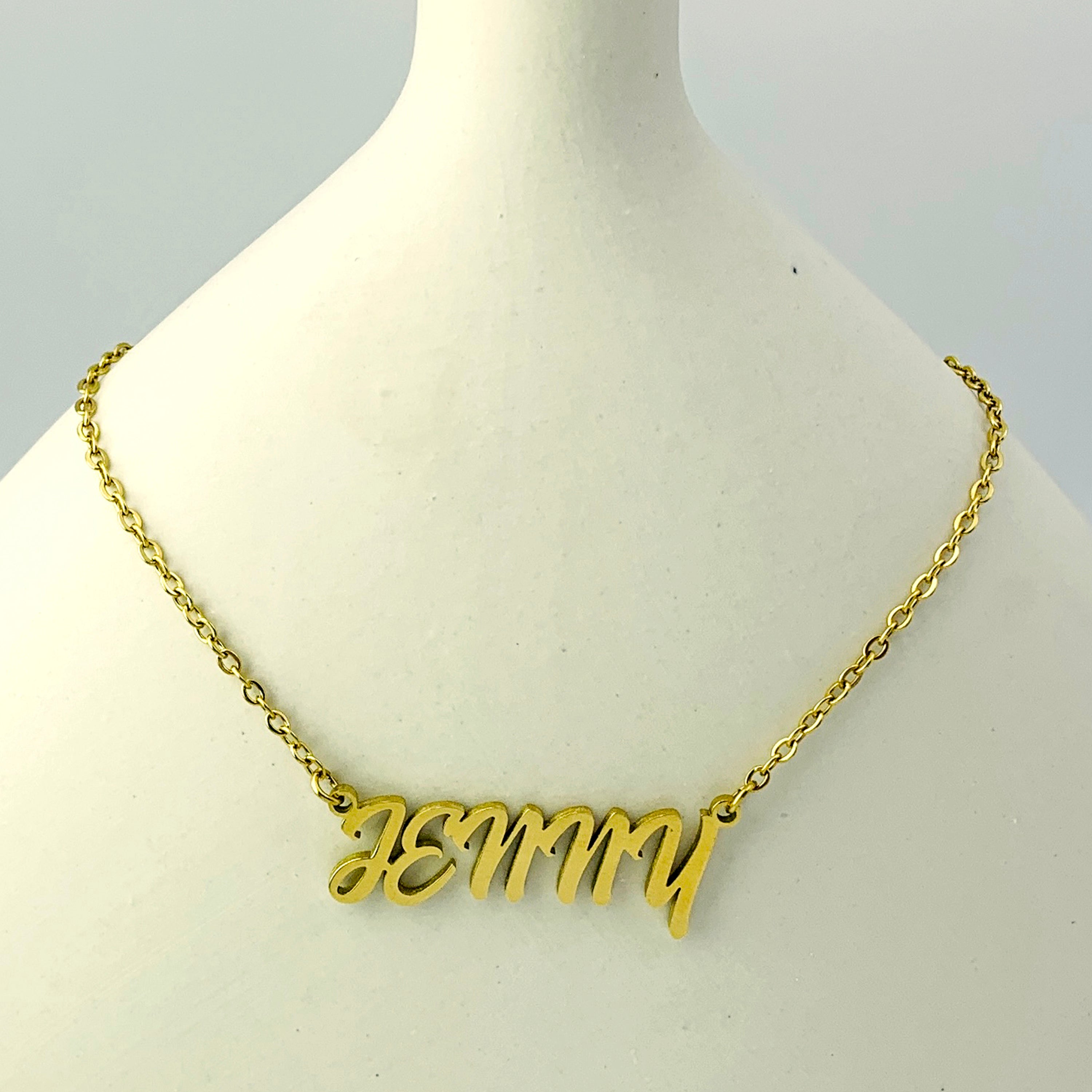 Custom Gold Name Necklace