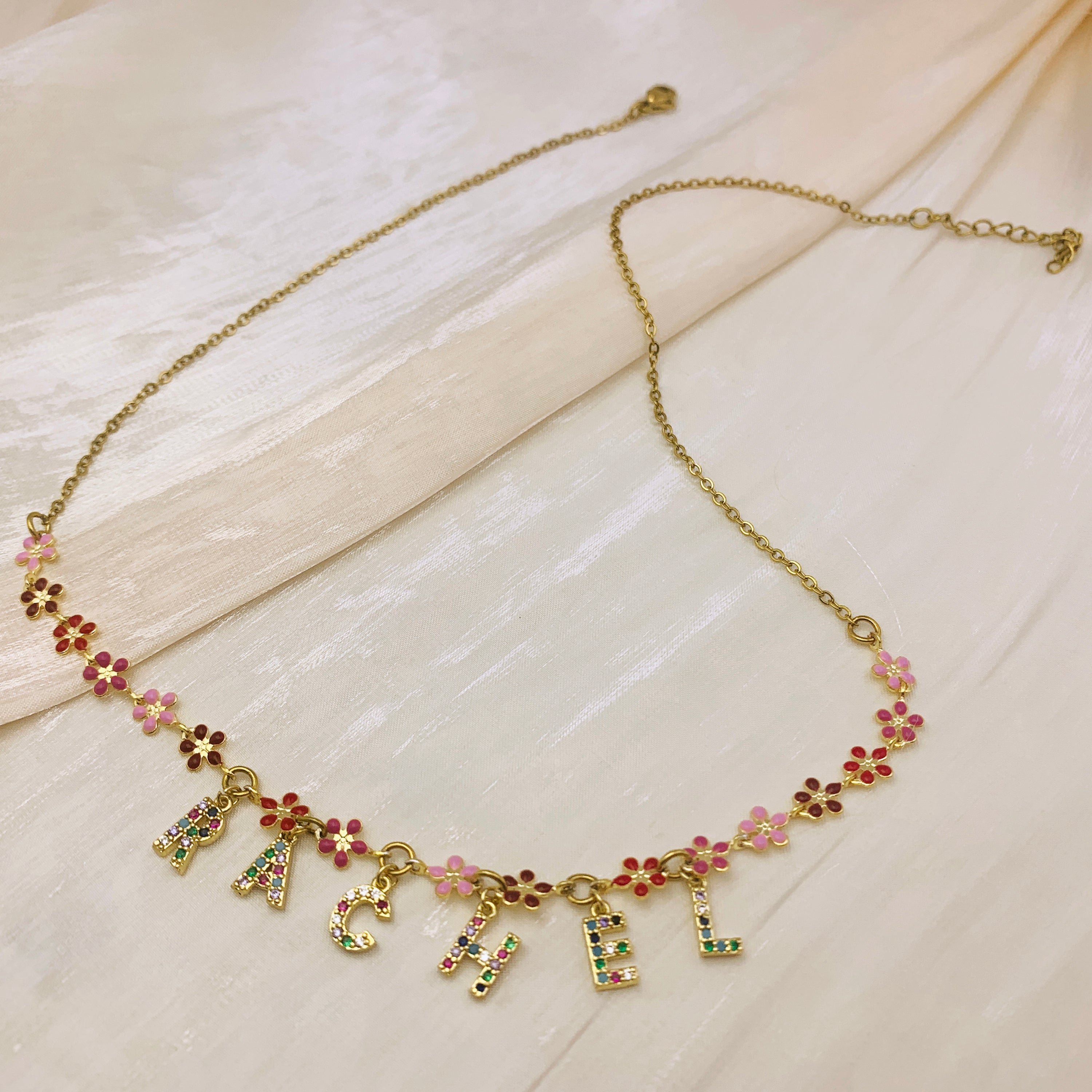 Flora Custom Name Necklace