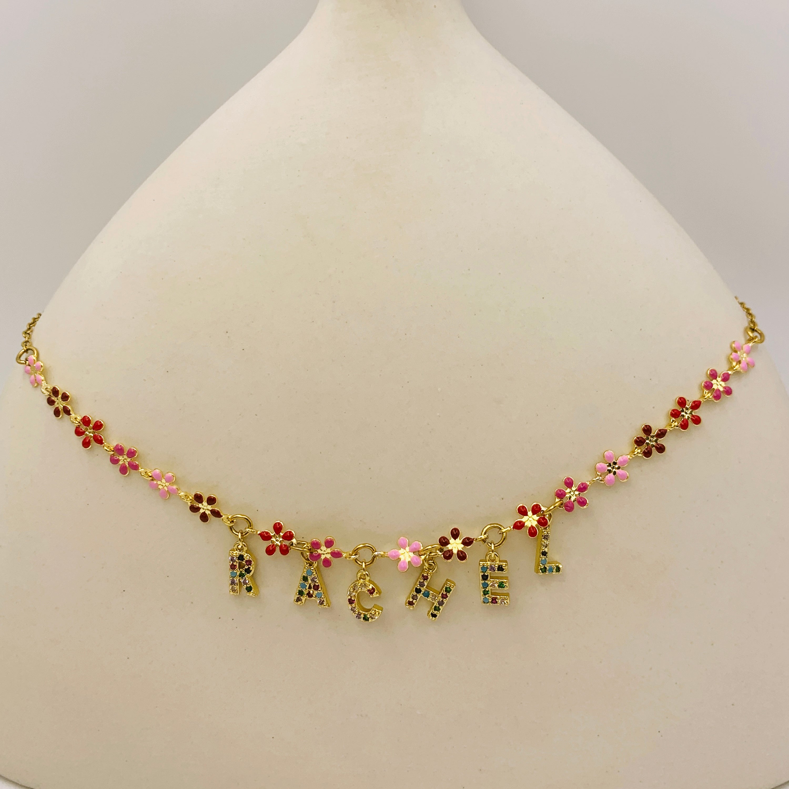 Flora Custom Name Necklace