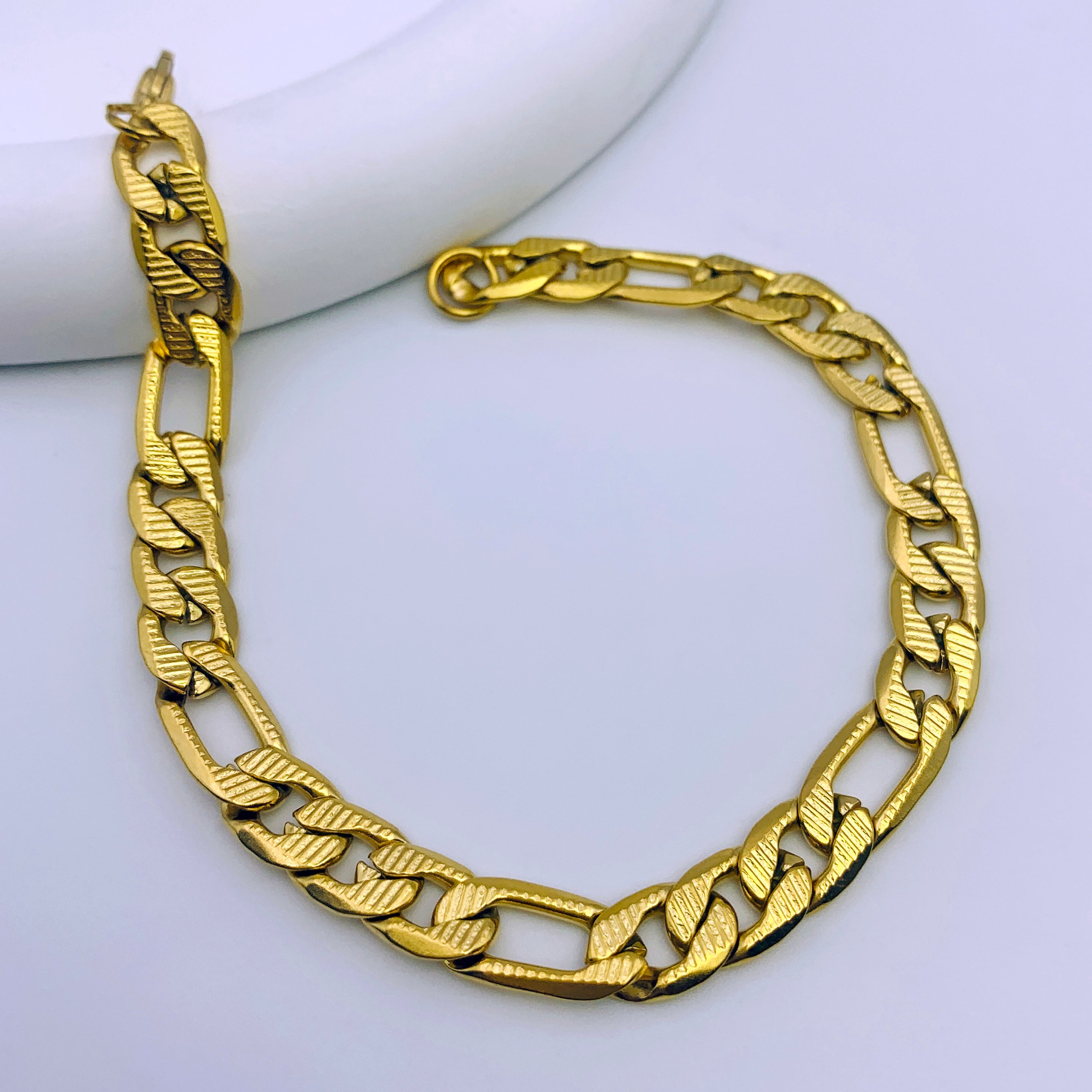 Bold Flat Oval Long & Short Chain