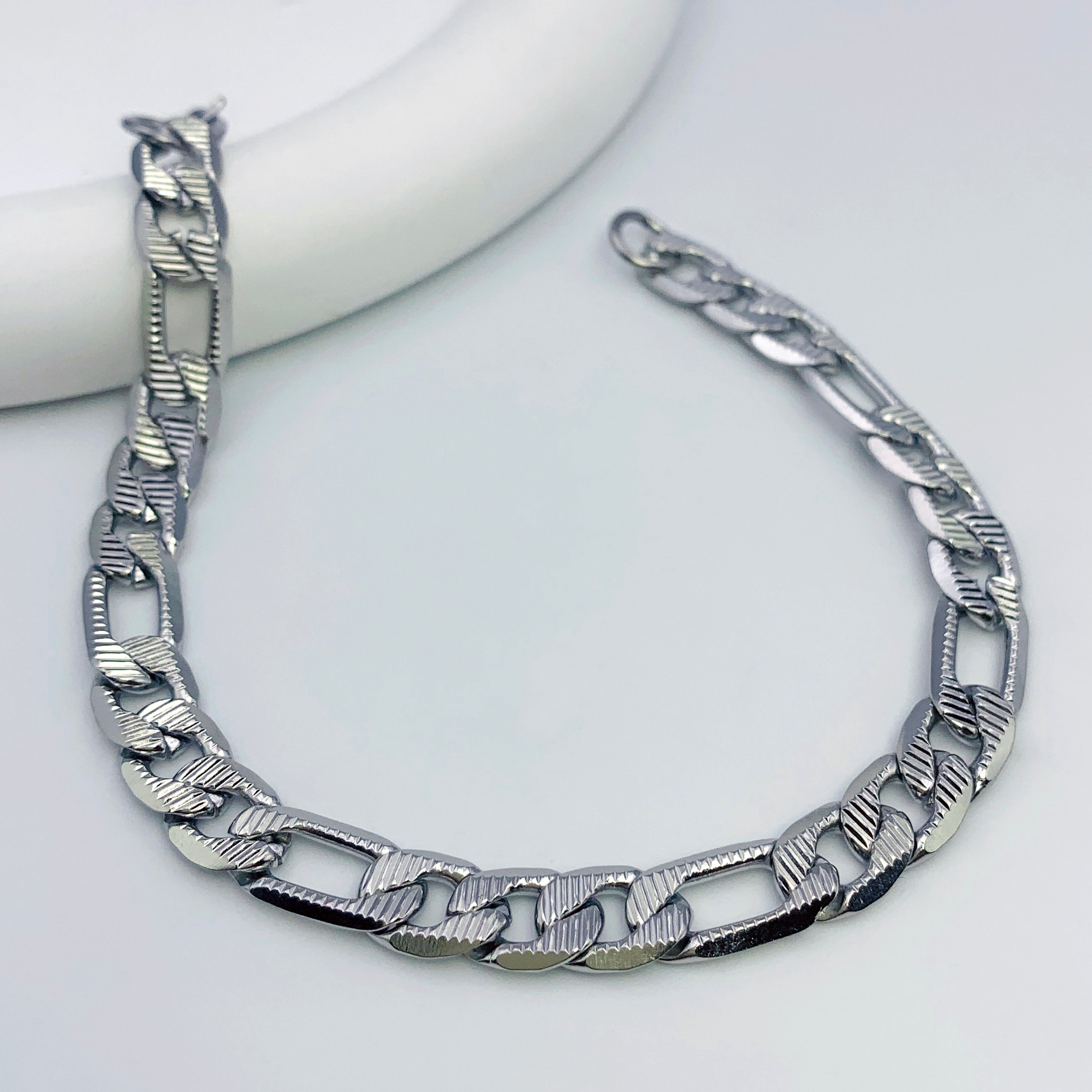 Bold Flat Oval Long & Short Chain