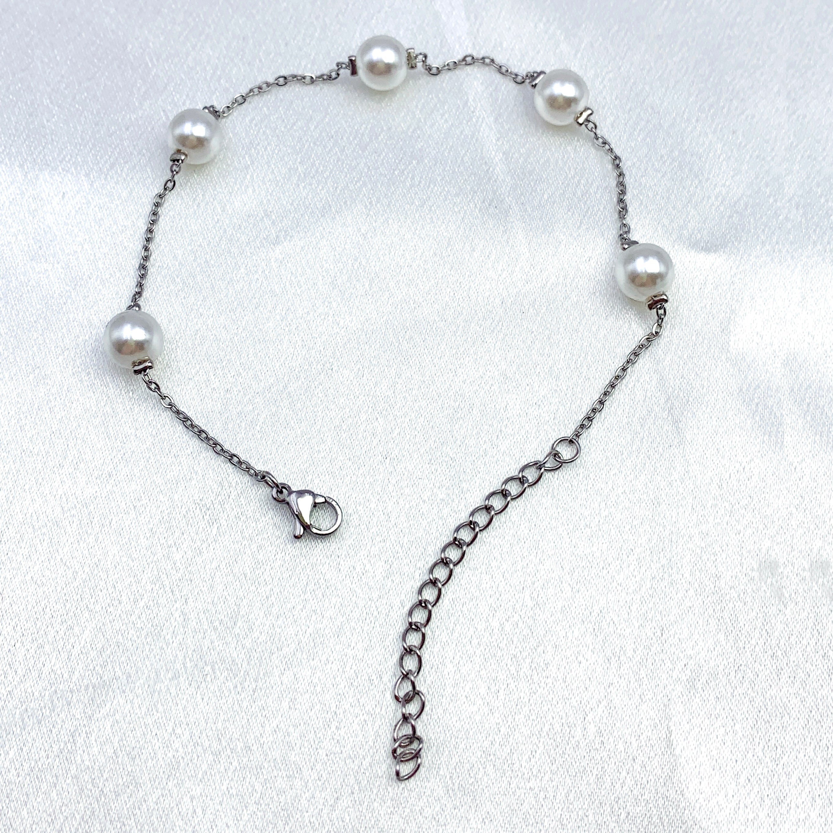 Pearl Vermeil Chain Bracelet