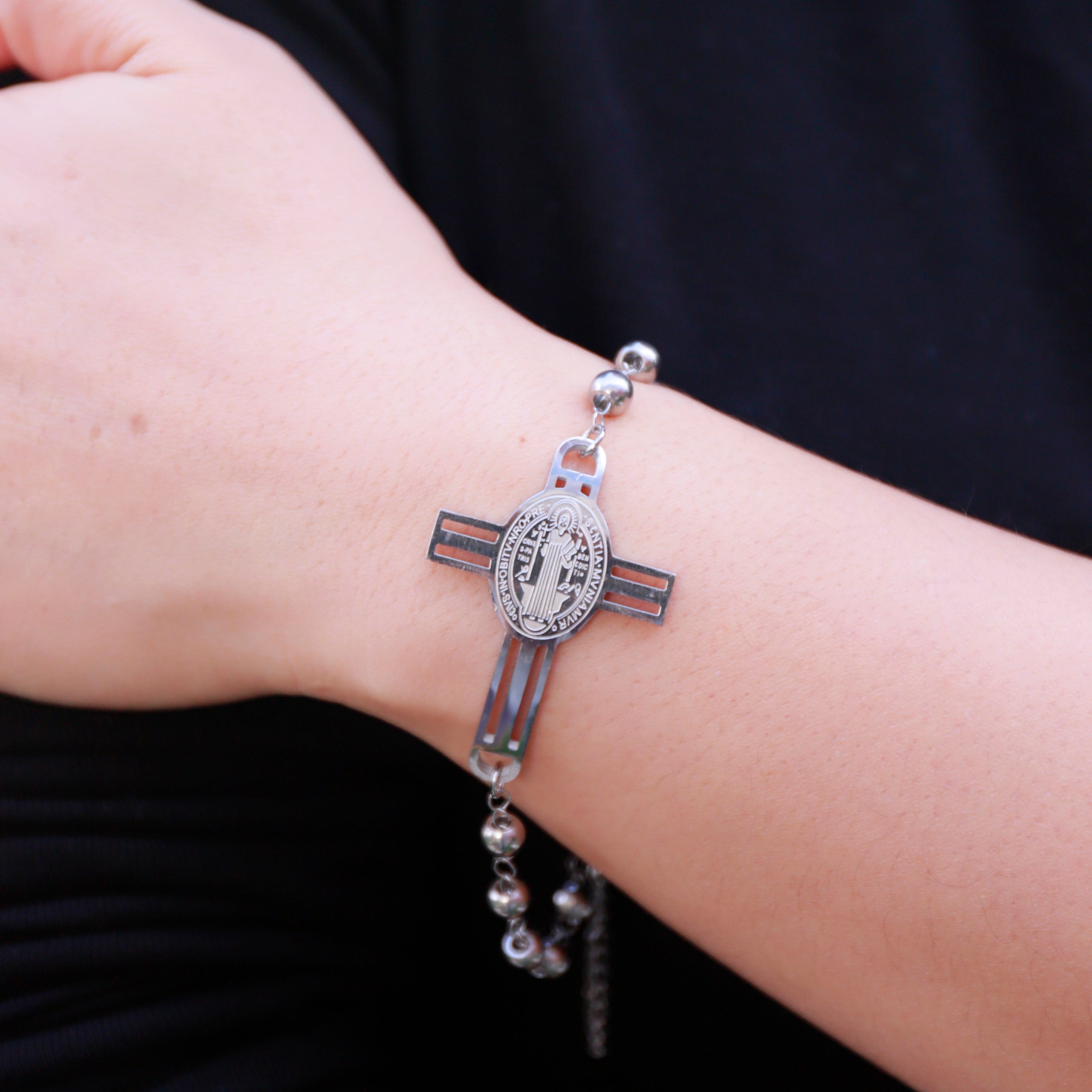 Large Cross Bracelet